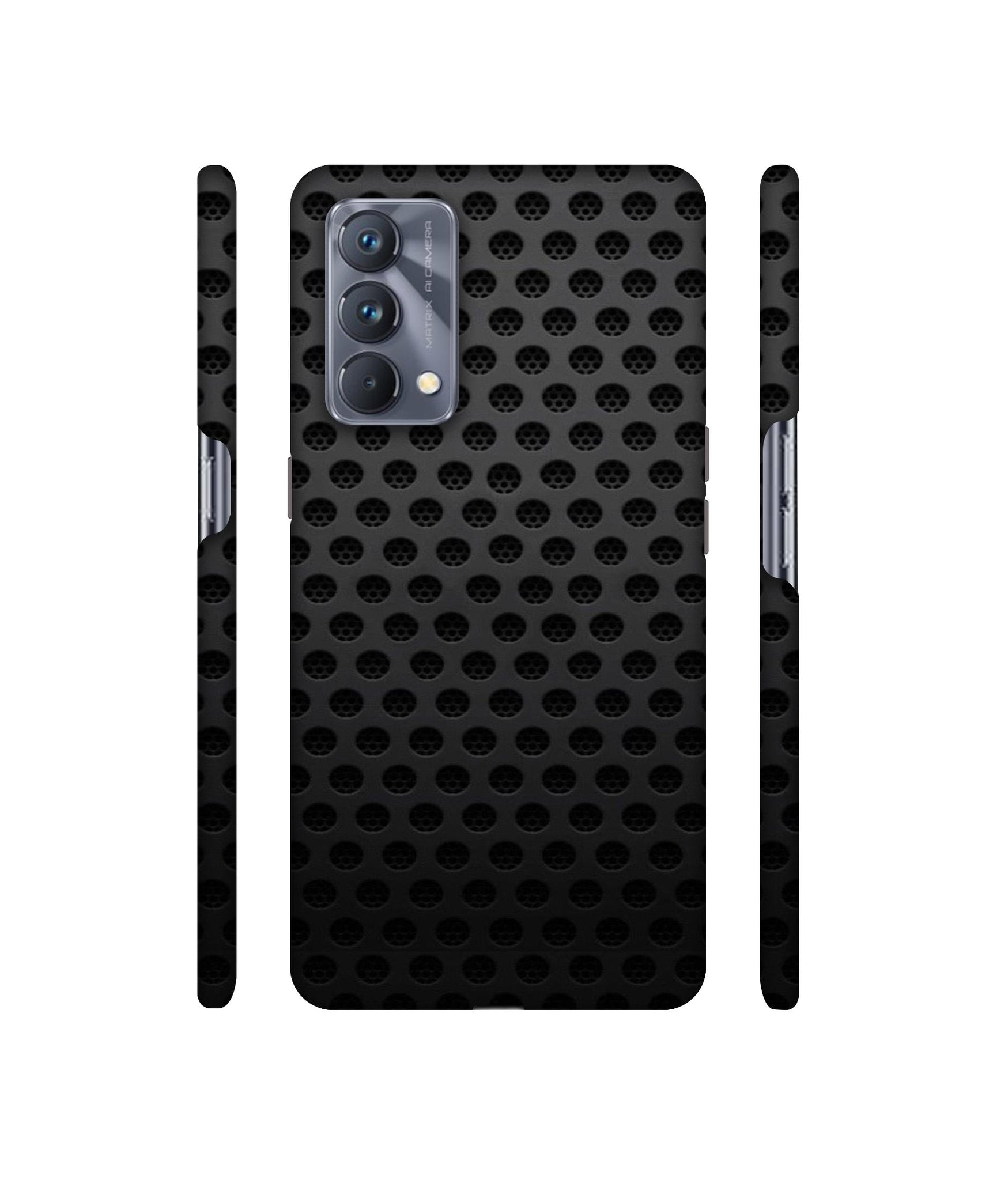 Black Circle Designer Hard Back Cover for Realme GT Master Edition