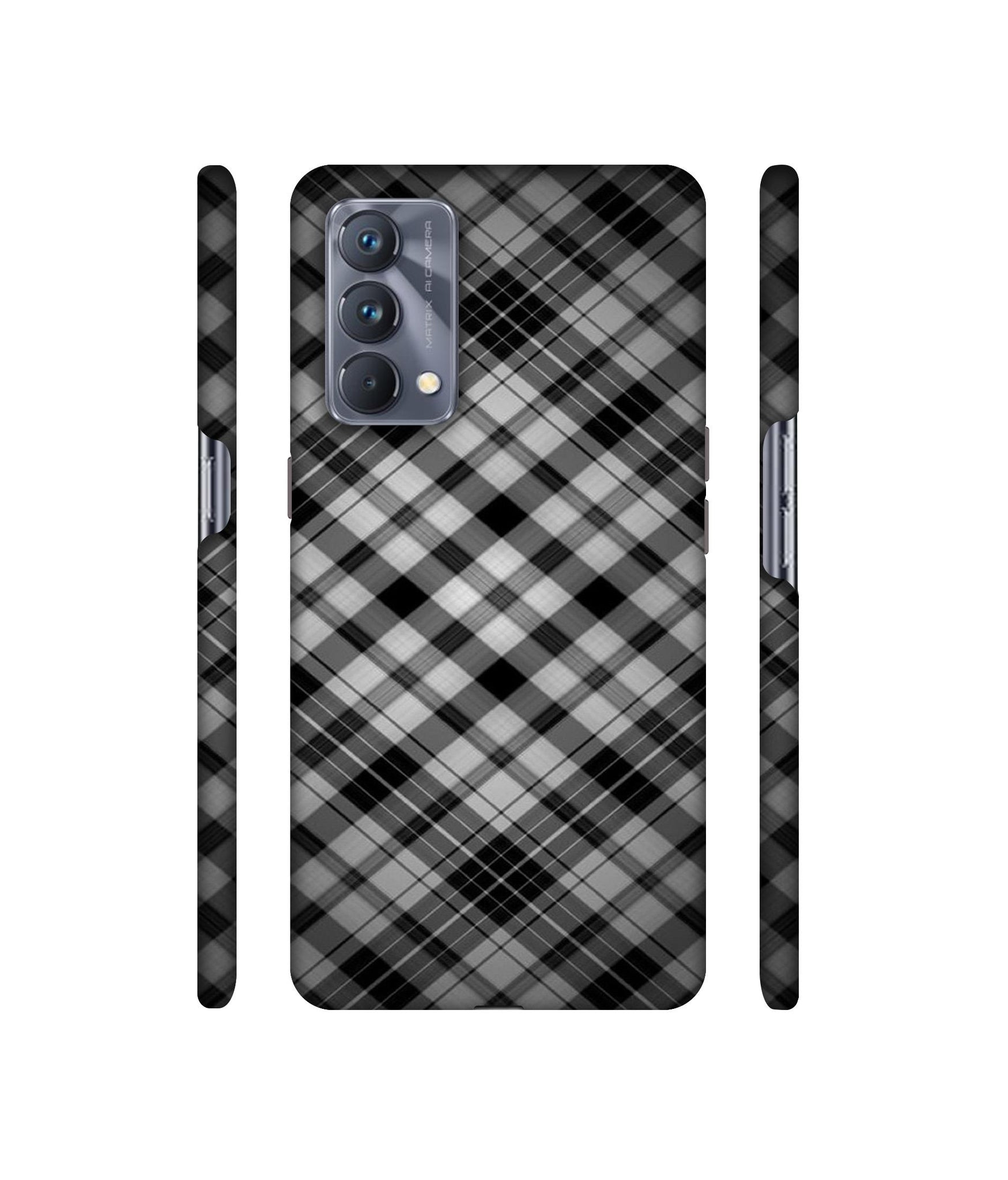 Black Stripes Pattern Designer Hard Back Cover for Realme GT Master Edition