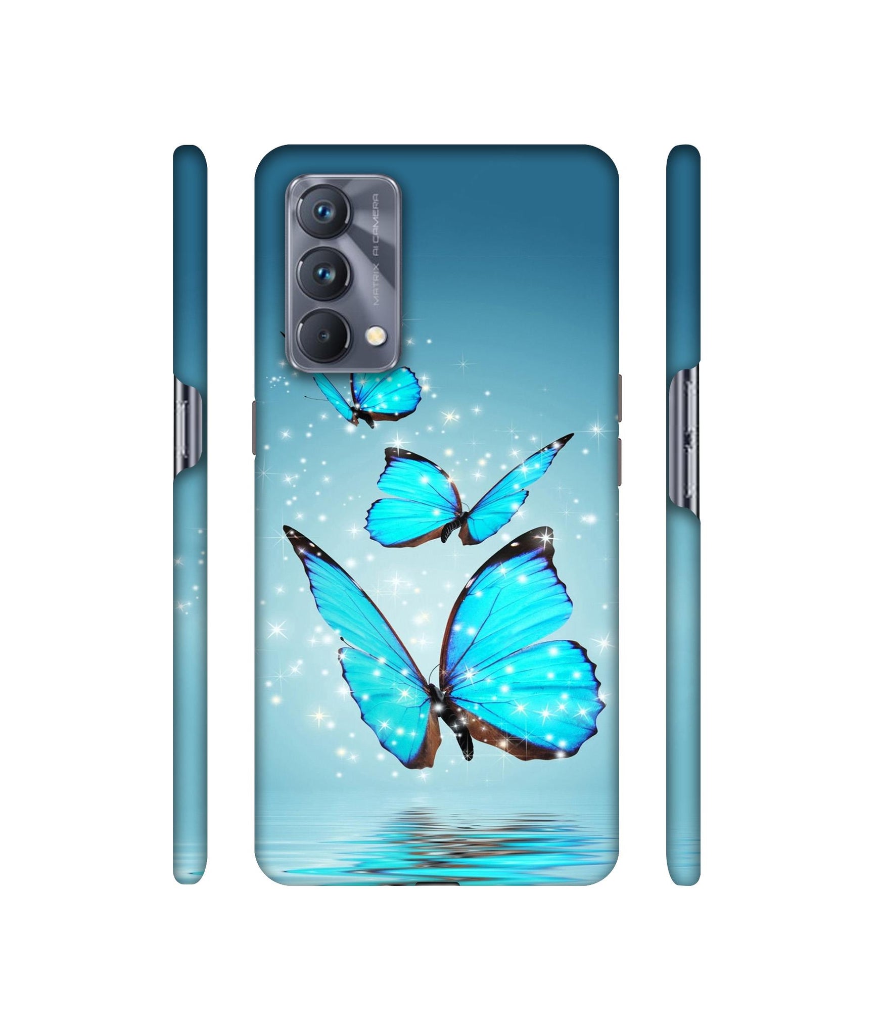 Flying Butterflies Designer Hard Back Cover for Realme GT Master Edition
