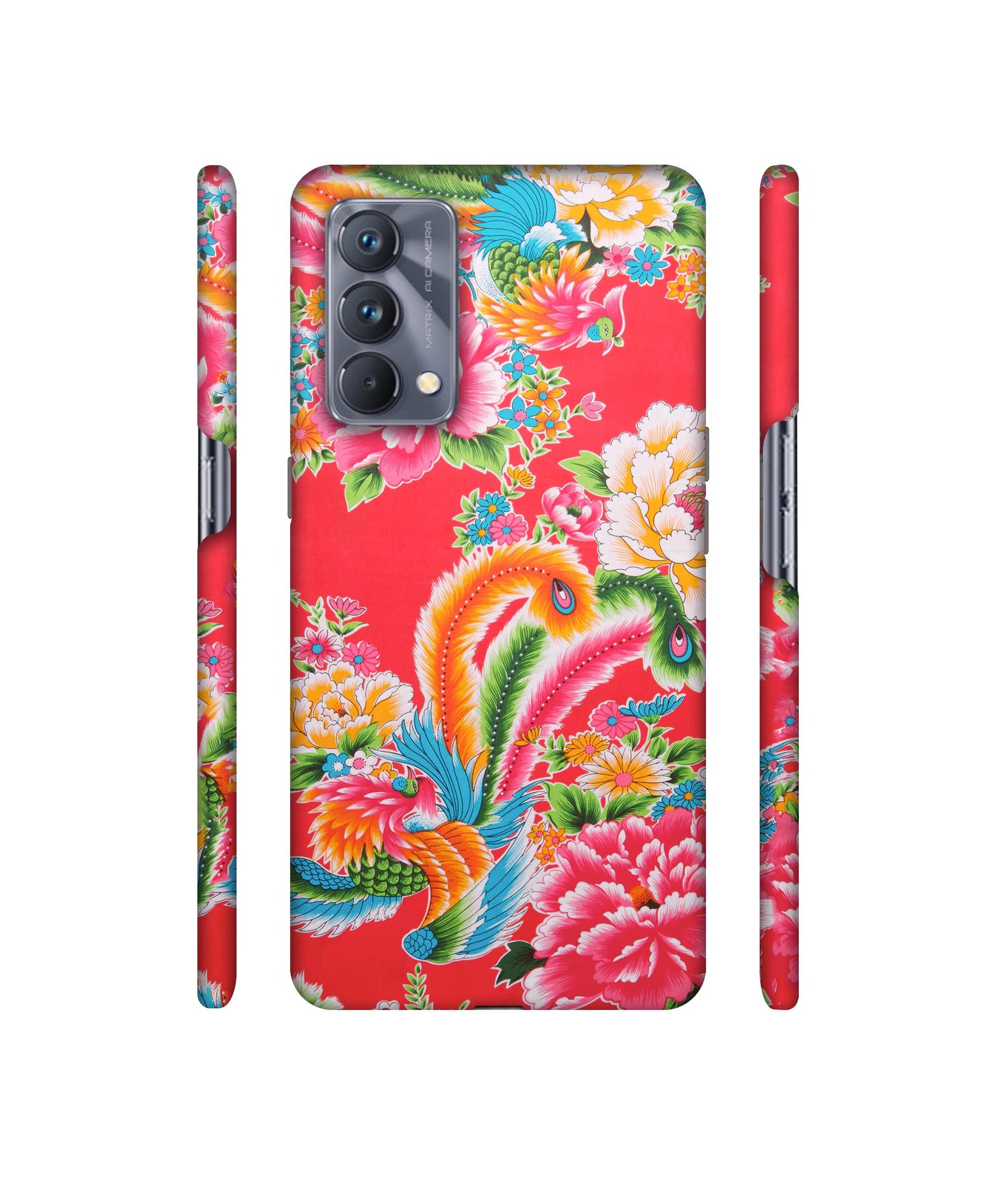 Cute Floral Pattern Print Designer Hard Back Cover for Realme GT Master Edition