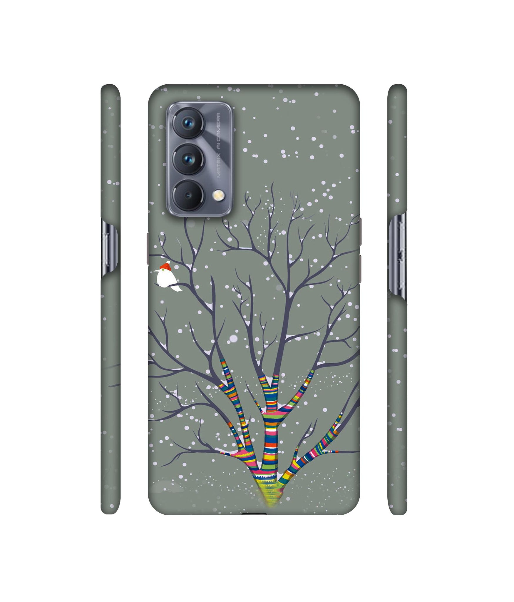 Winter Pattern Print Designer Hard Back Cover for Realme GT Master Edition