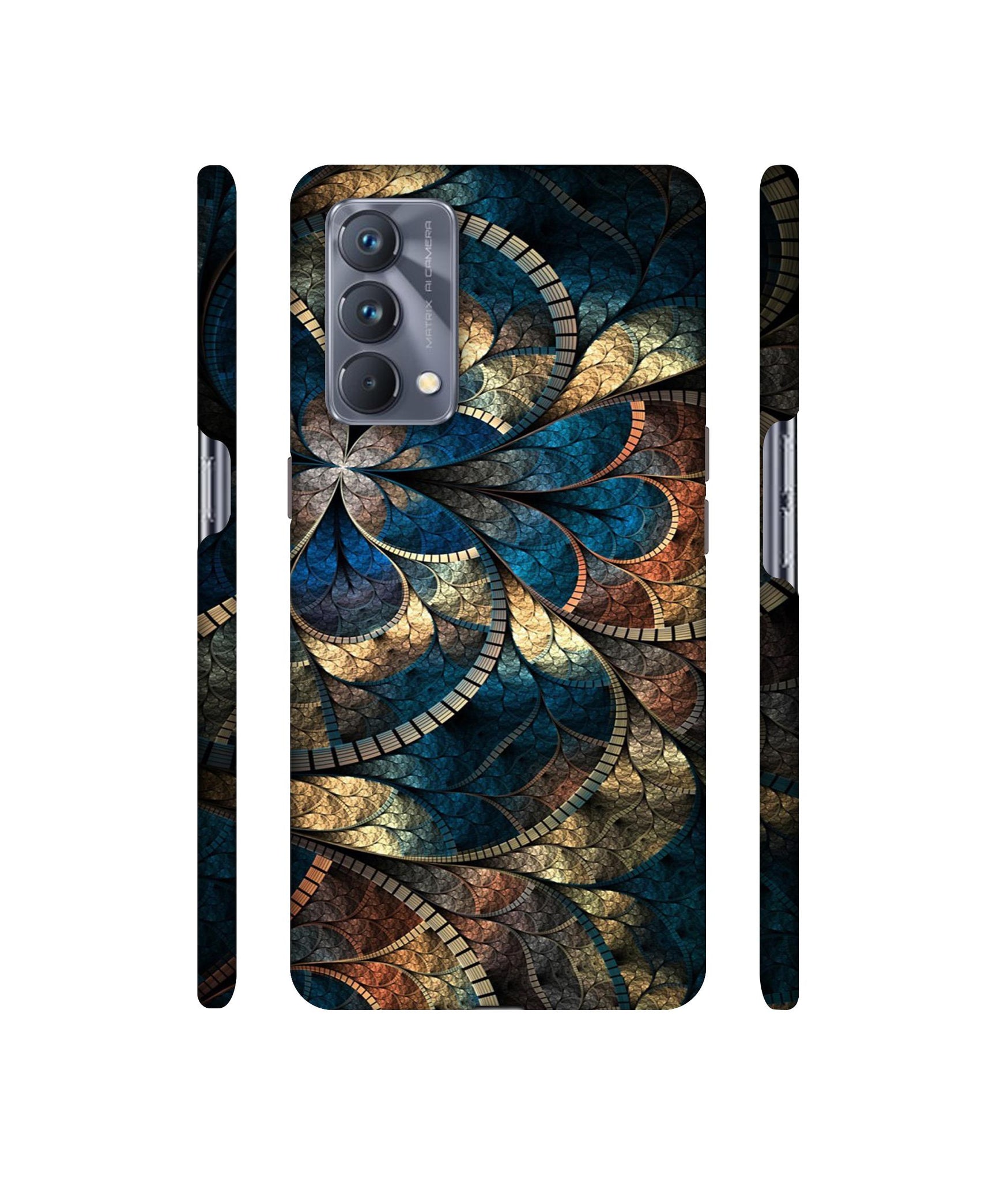 Fractional Pattern Designer Hard Back Cover for Realme GT Master Edition