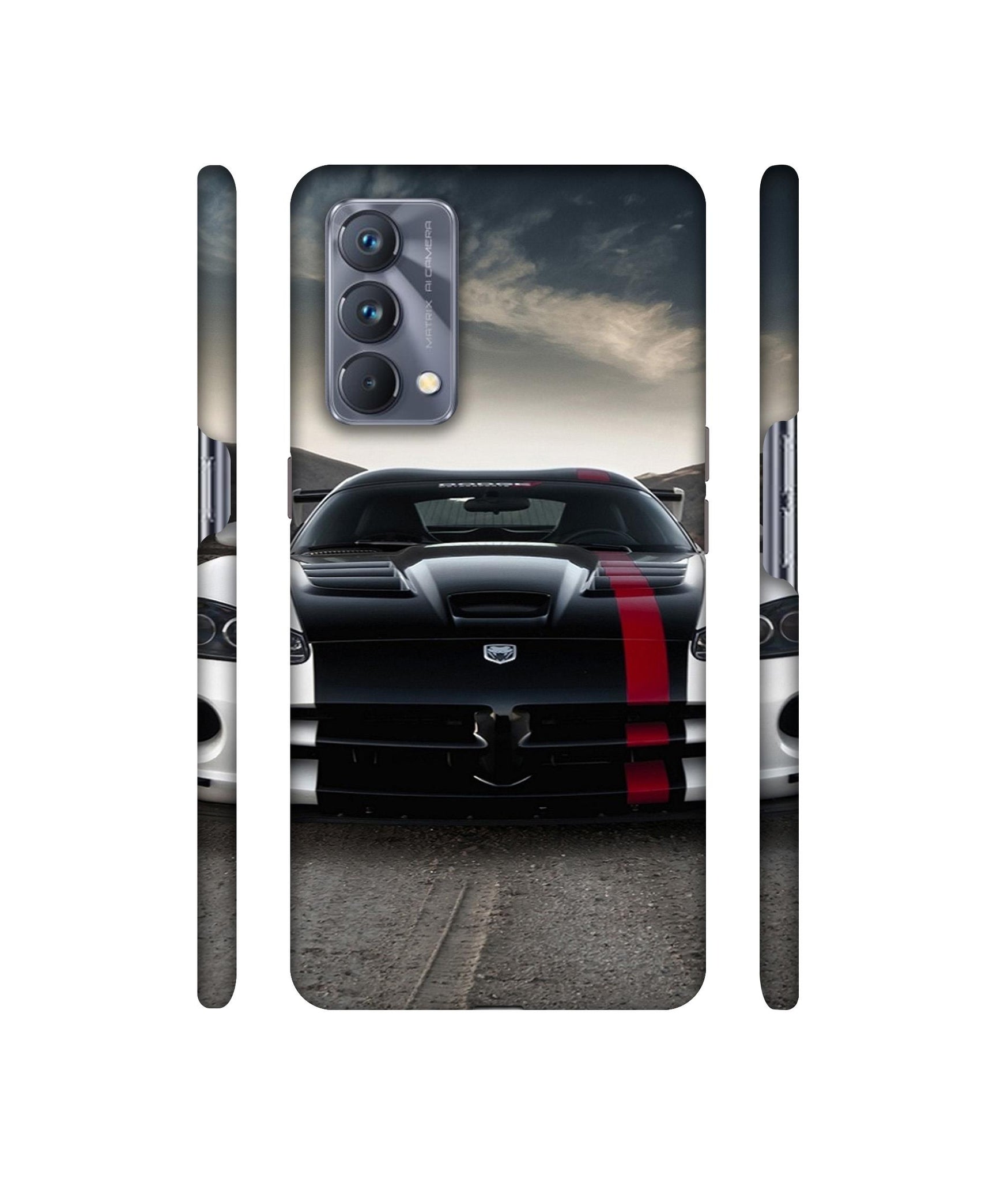 Sports Car Pattern Designer Hard Back Cover for Realme GT Master Edition