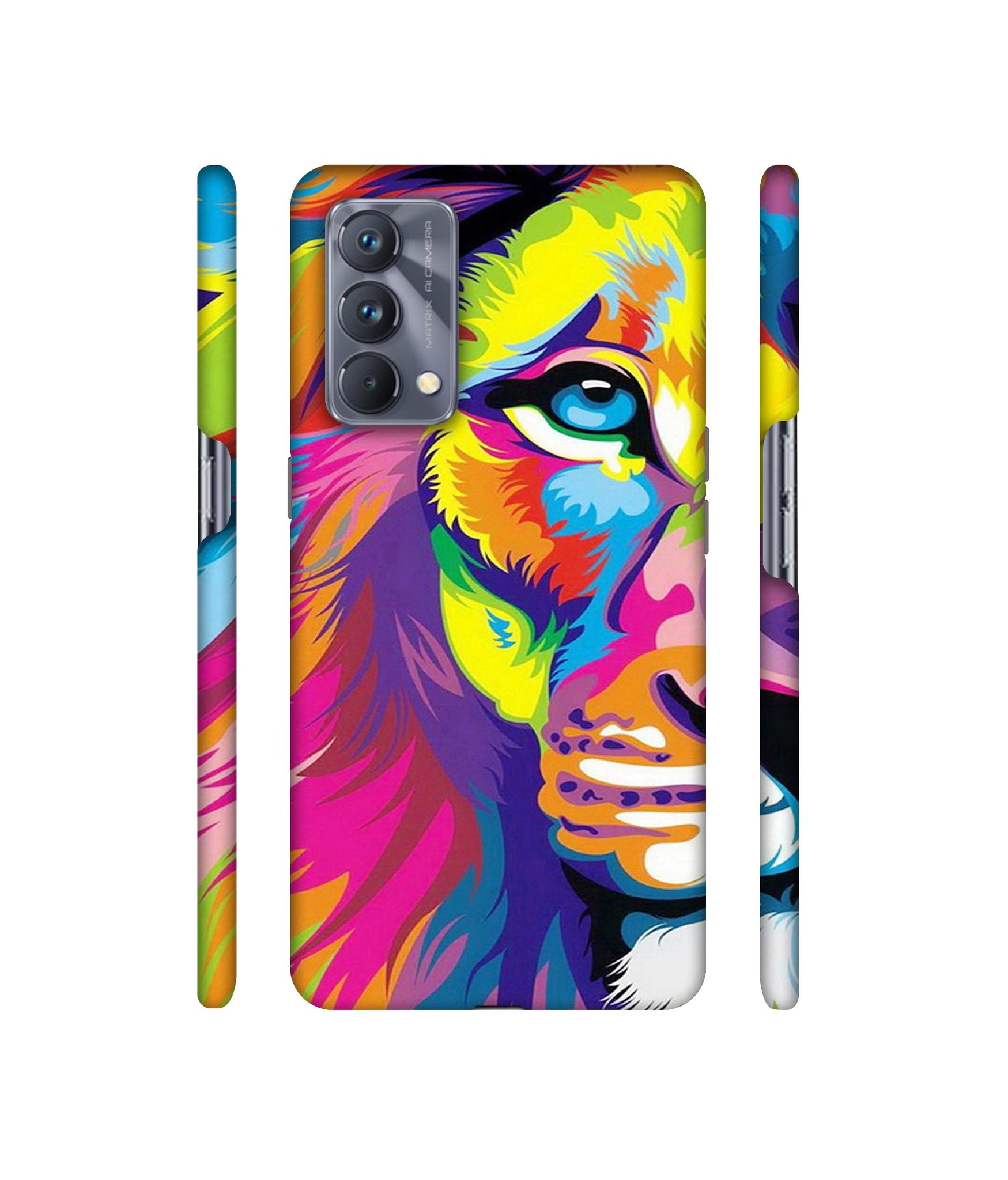 Lion Designer Hard Back Cover for Realme GT Master Edition