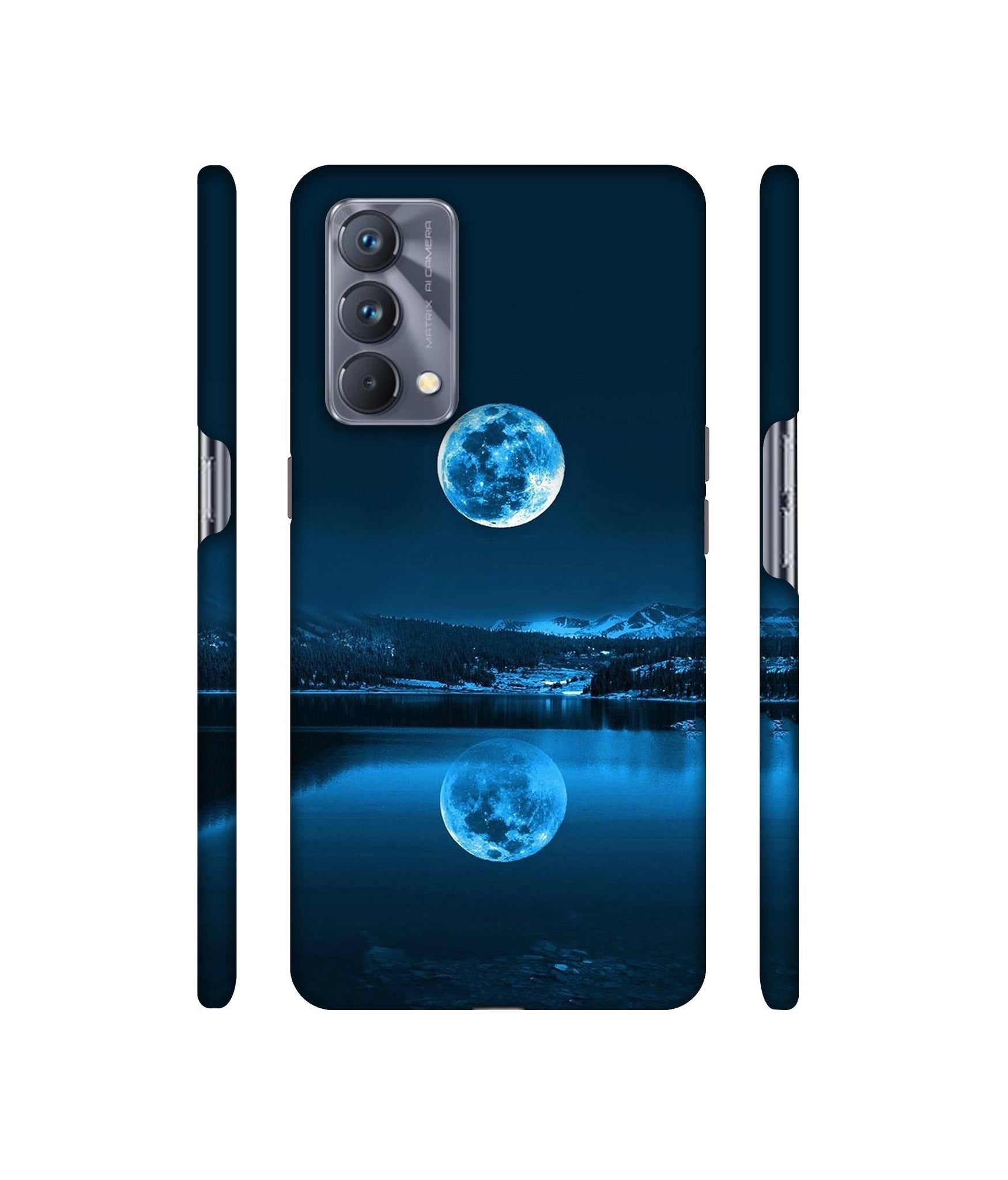 Moon Pattern Print Designer Hard Back Cover for Realme GT Master Edition