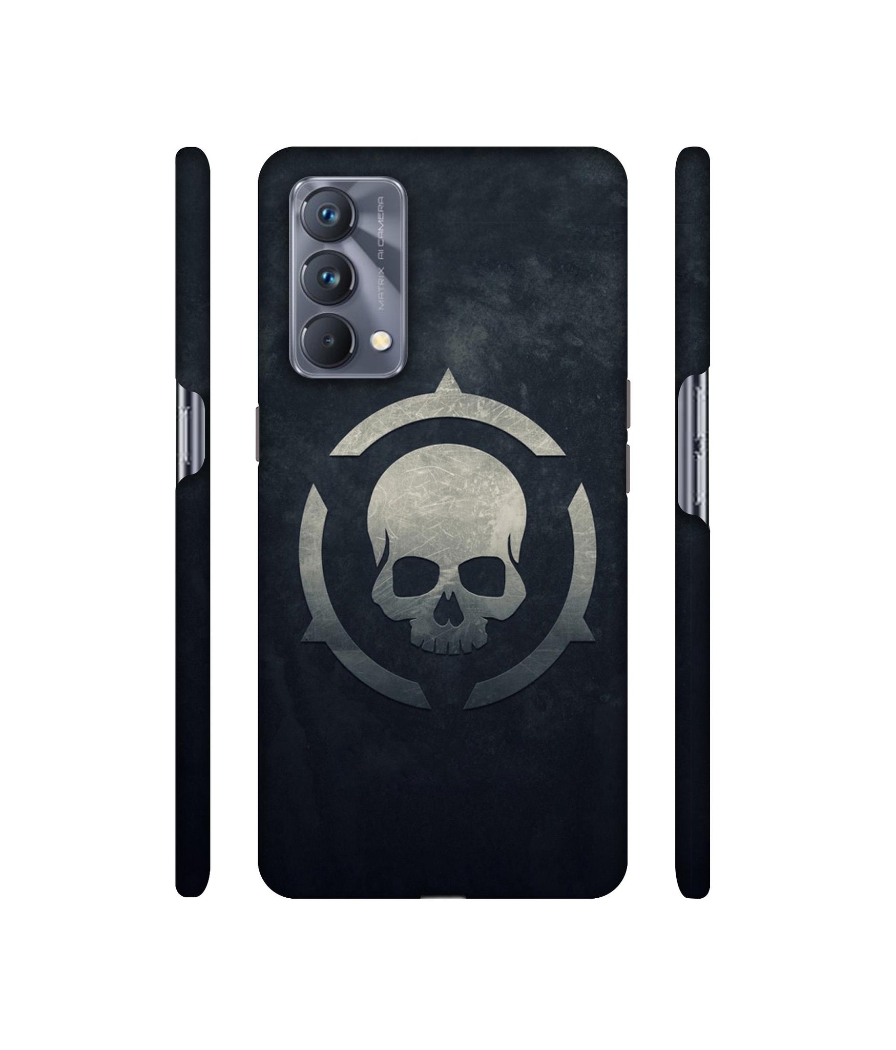 Skull Pattern Print Designer Hard Back Cover for Realme GT Master Edition
