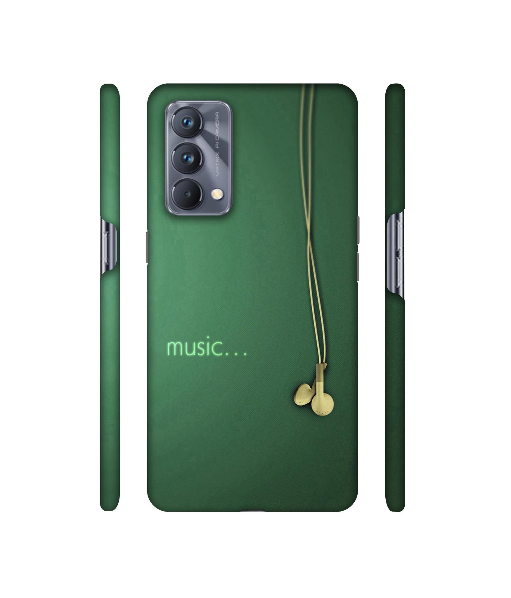 Headphone Music Designer Hard Back Cover for Realme GT Master Edition