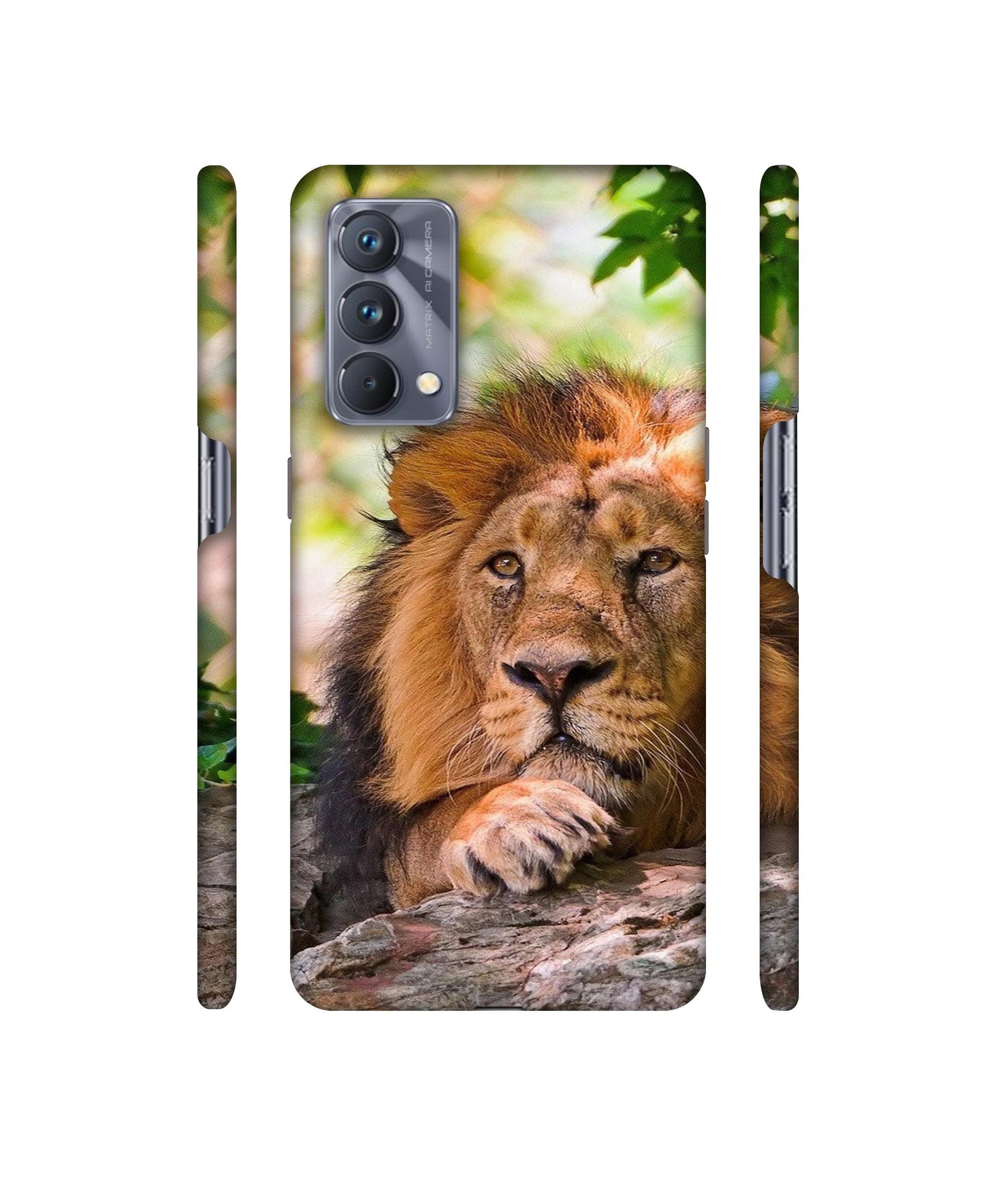 Tiger Pattern Print Designer Hard Back Cover for Realme GT Master Edition