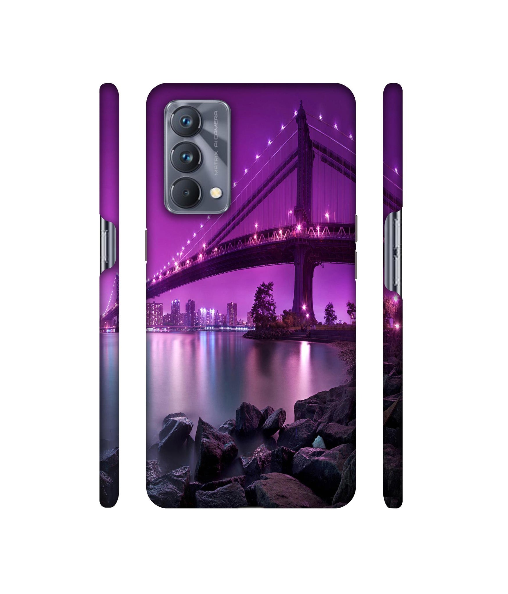 Manhattan Bridge Designer Hard Back Cover for Realme GT Master Edition