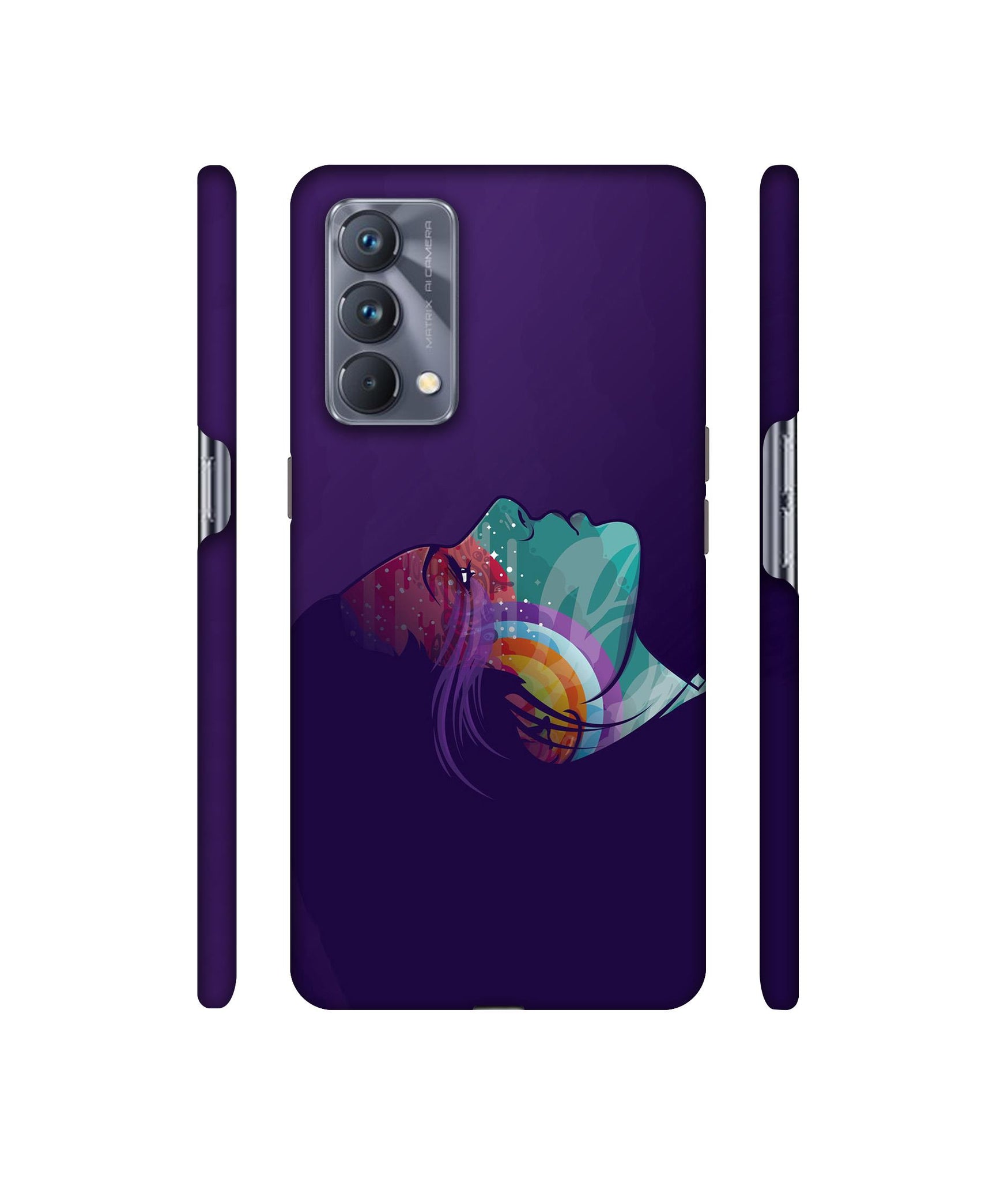 Vector Girl Designer Hard Back Cover for Realme GT Master Edition