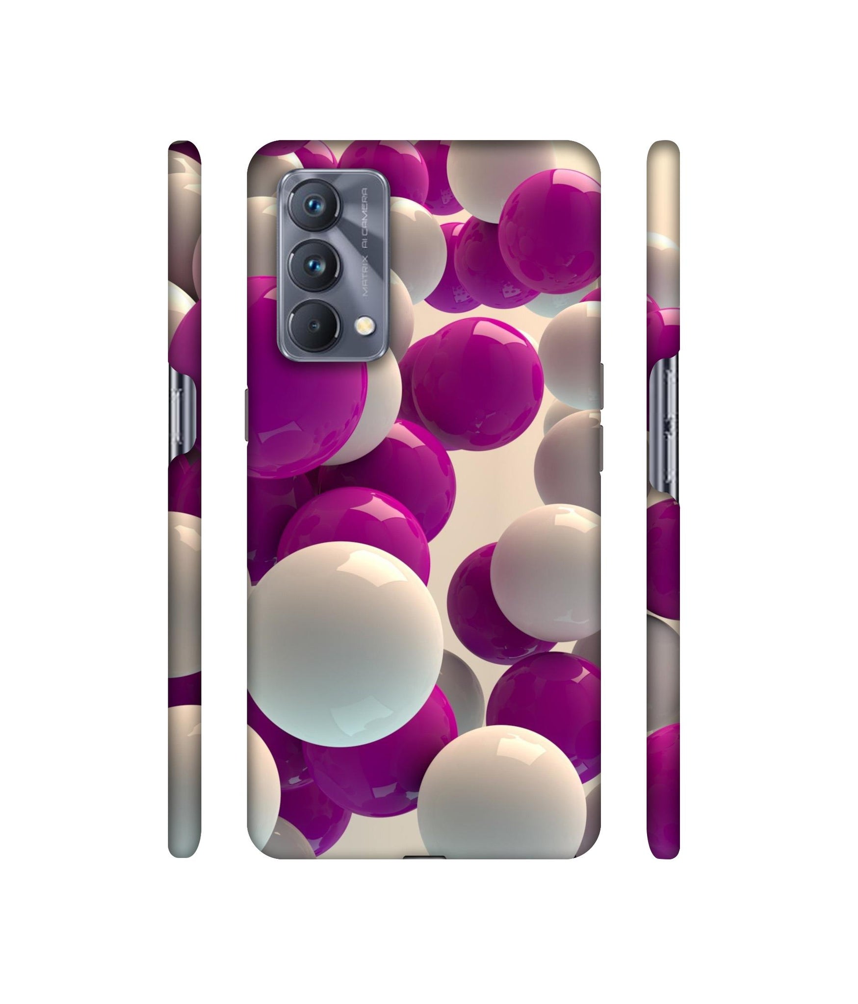 3D Balloons Designer Hard Back Cover for Realme GT Master Edition