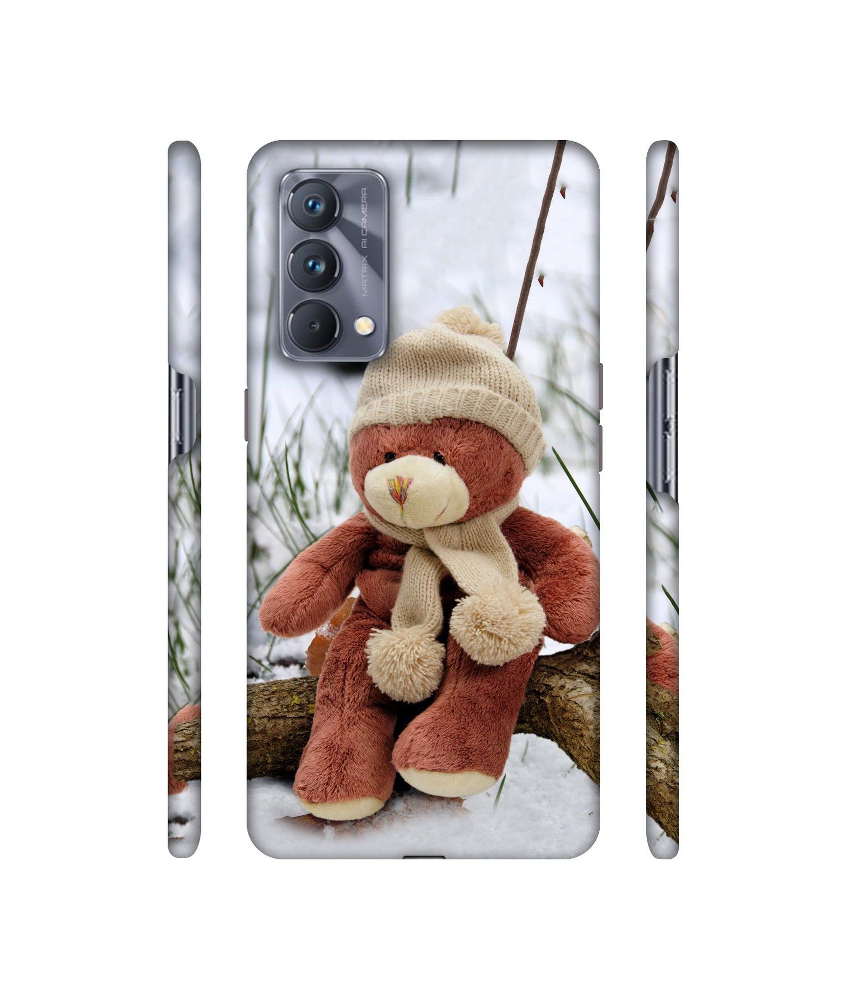 Woolen Bear Designer Hard Back Cover for Realme GT Master Edition
