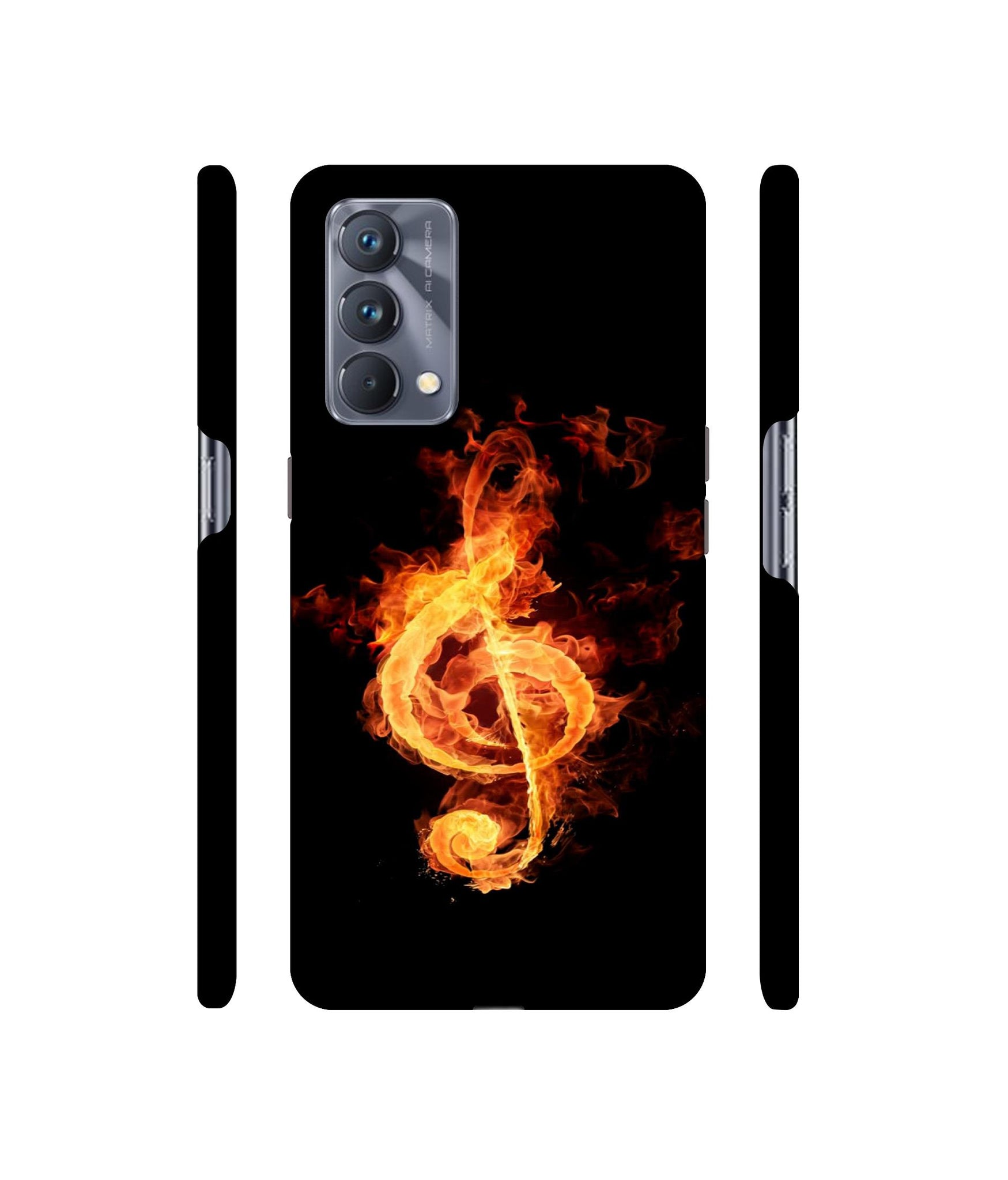 Fire Note Designer Hard Back Cover for Realme GT Master Edition