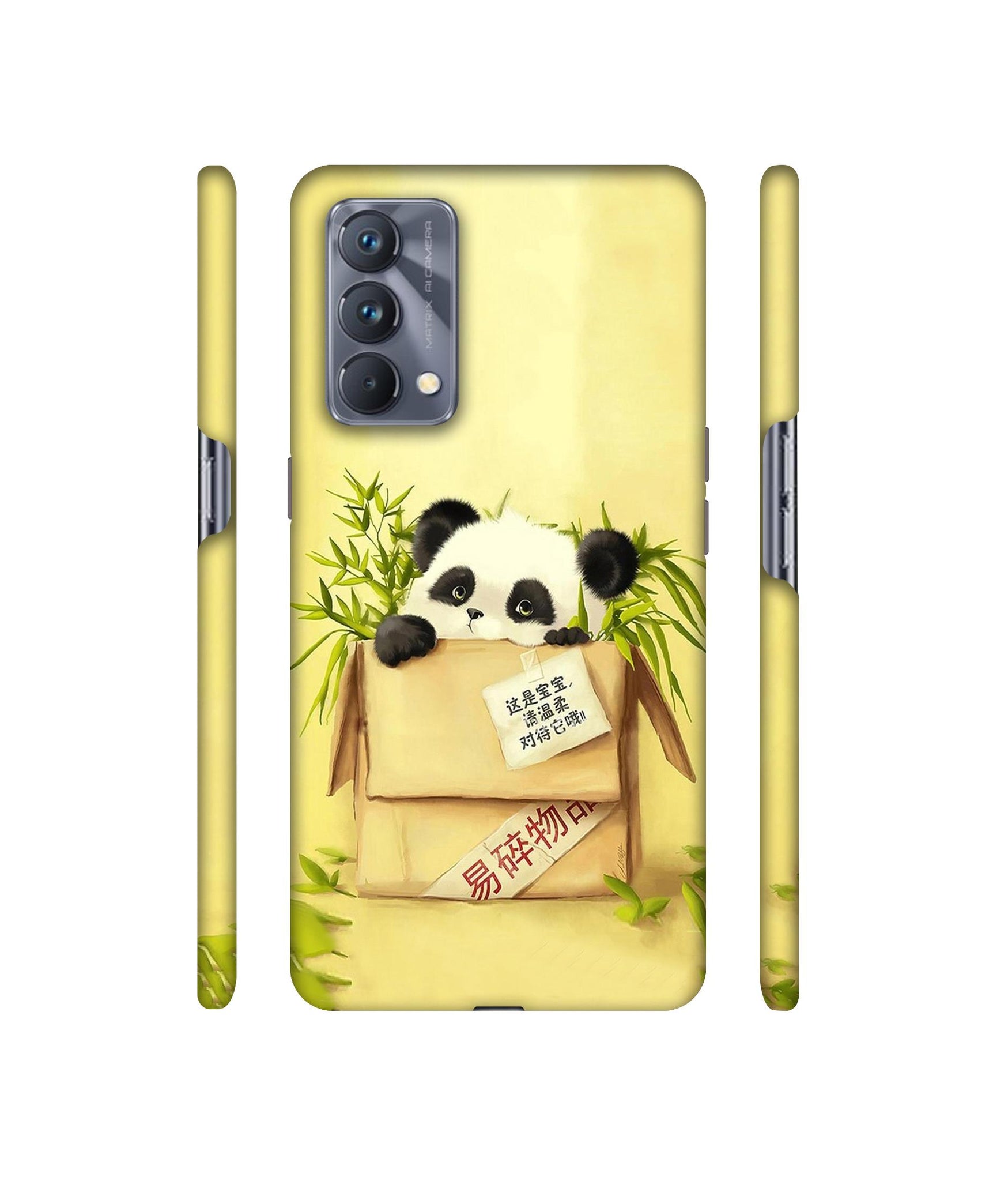 Panda In Box Designer Hard Back Cover for Realme GT Master Edition