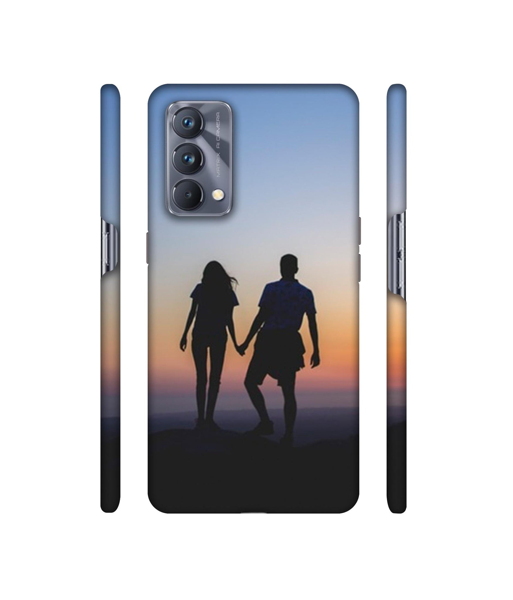 Couple On Beach Designer Hard Back Cover for Realme GT Master Edition