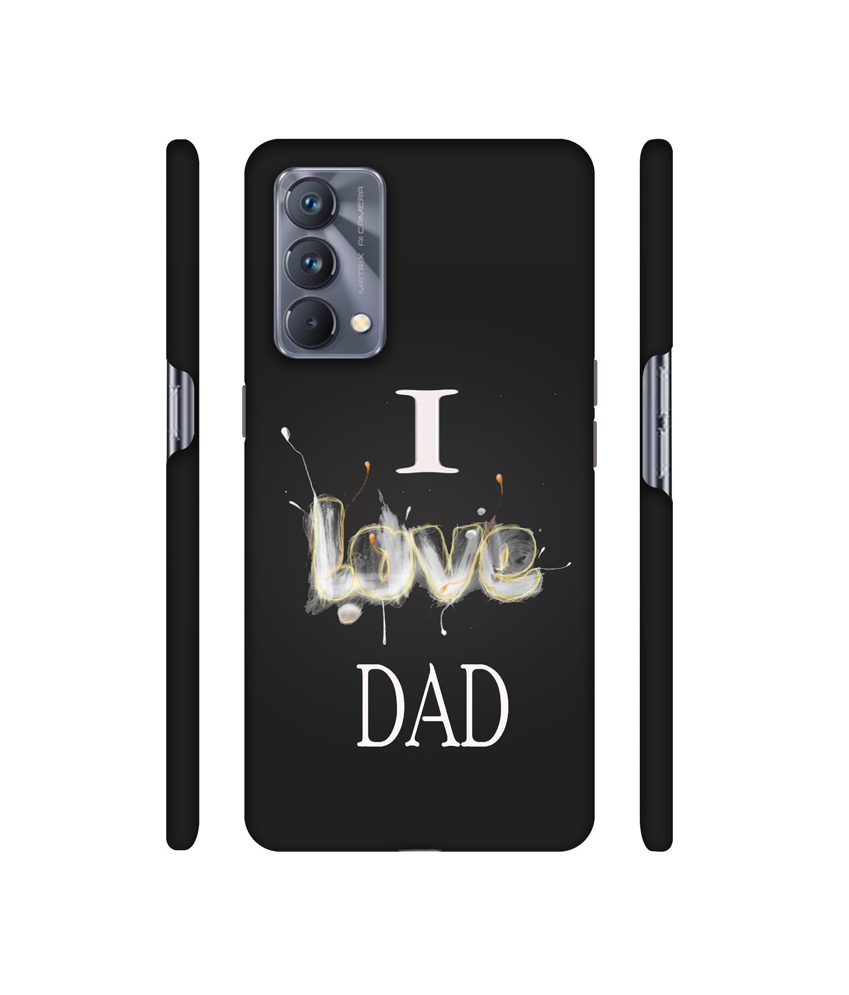 Happy Quote Designer Hard Back Cover for Realme GT Master Edition