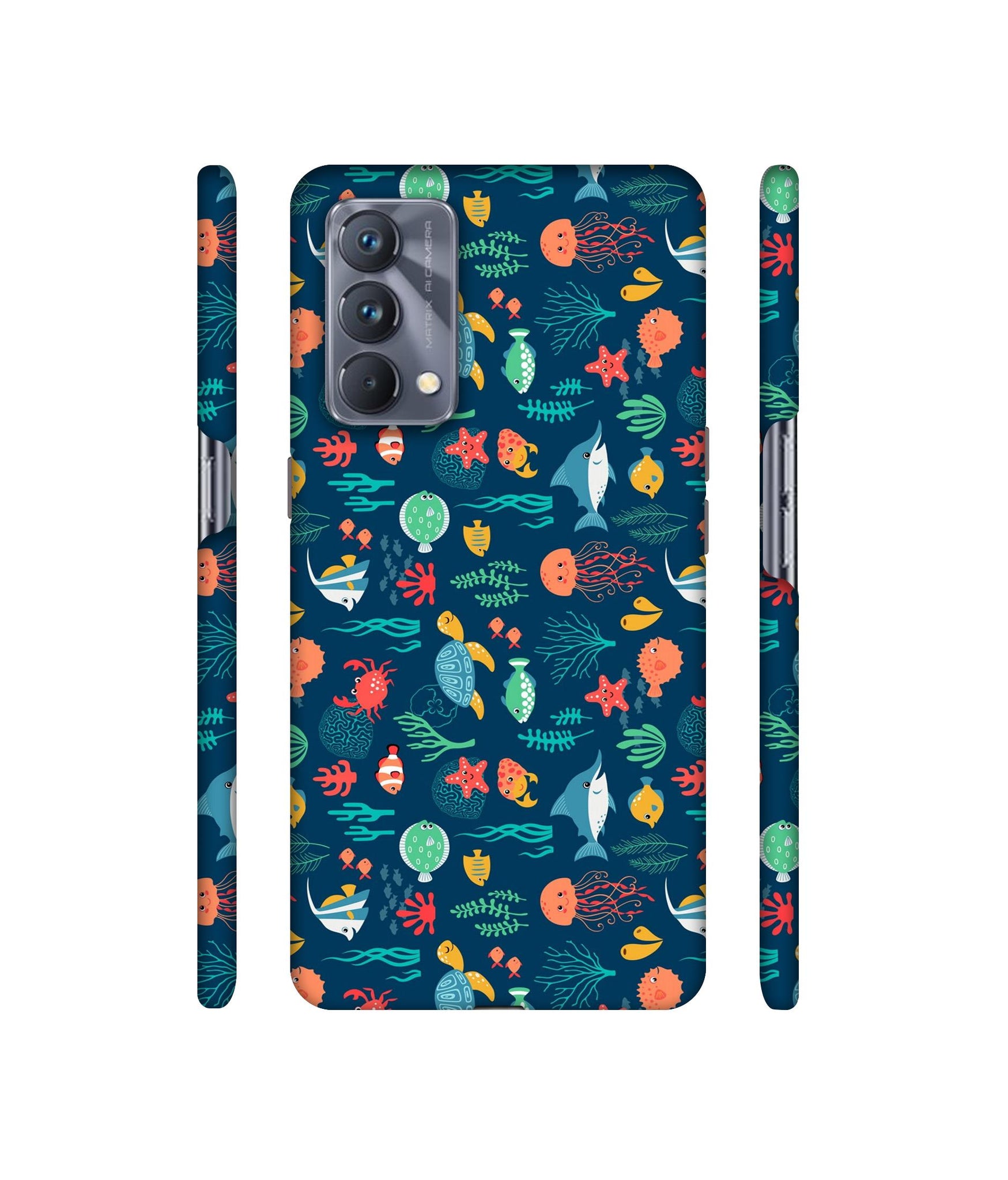 Aquarium Texture Designer Hard Back Cover for Realme GT Master Edition