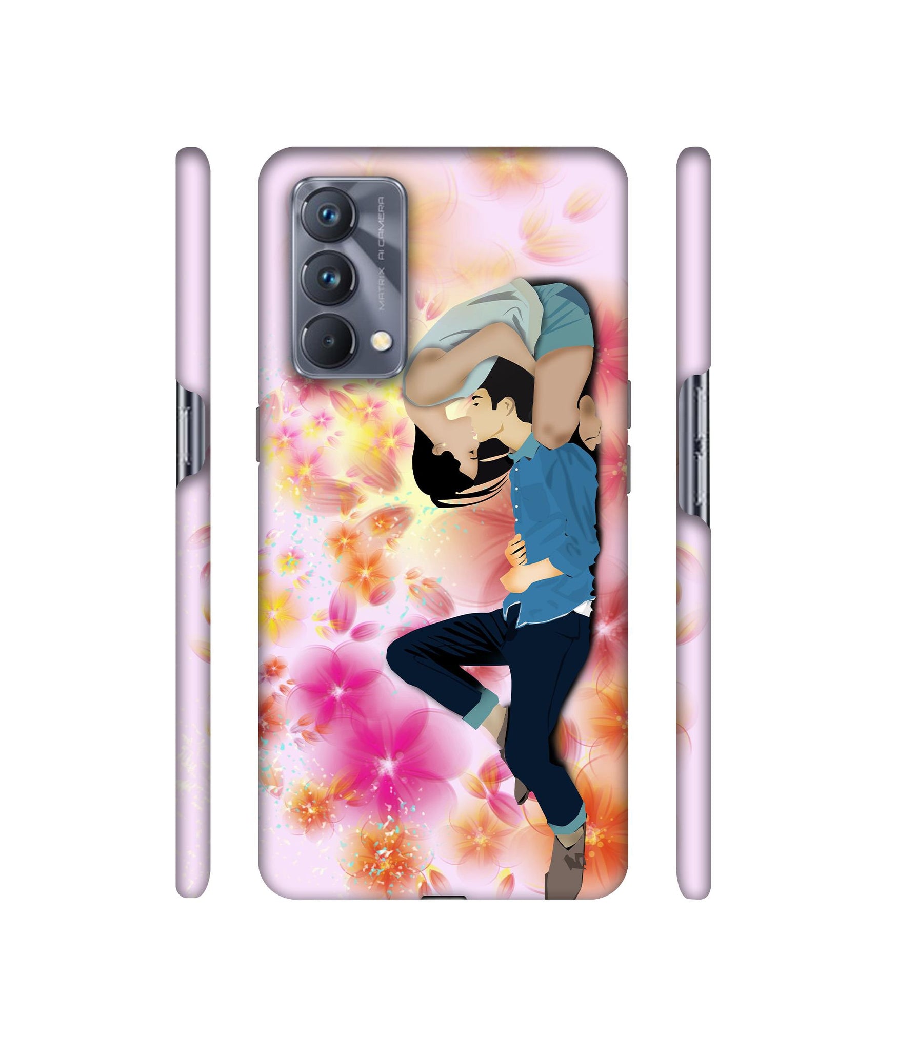 Couple Love Designer Hard Back Cover for Realme GT Master Edition
