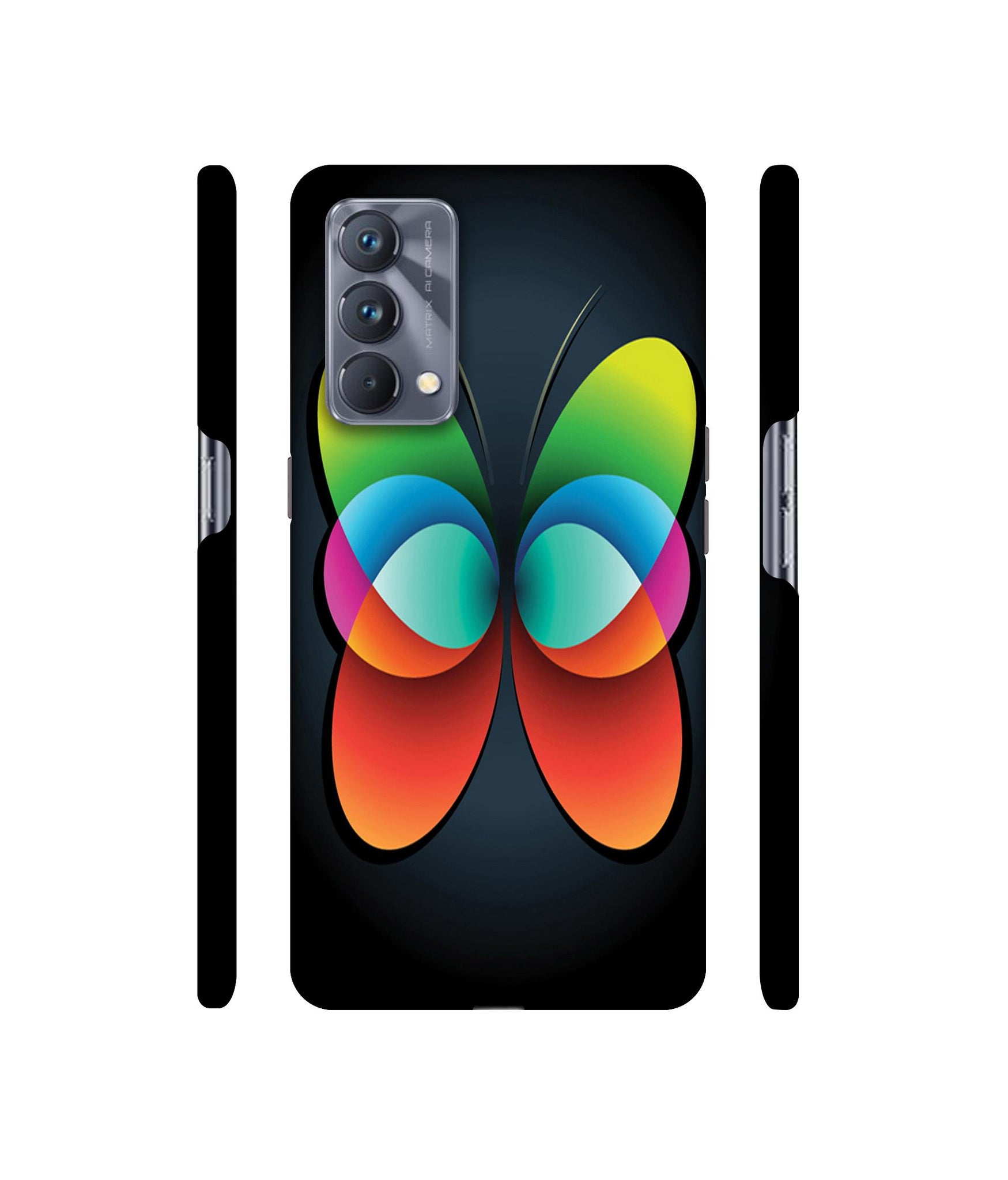 Colourfull Butterfly Designer Hard Back Cover for Realme GT Master Edition