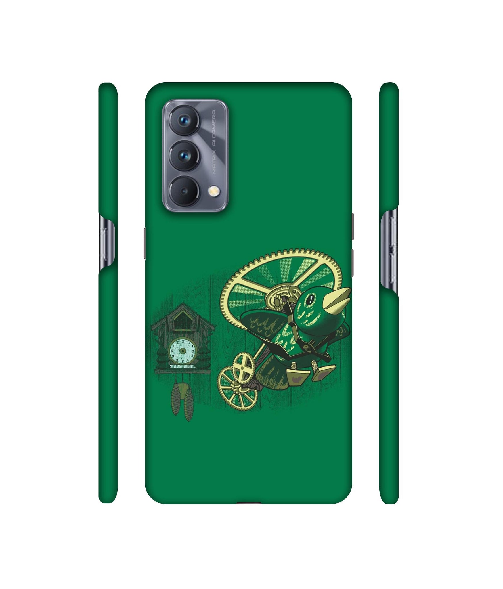Clock Bird Designer Hard Back Cover for Realme GT Master Edition