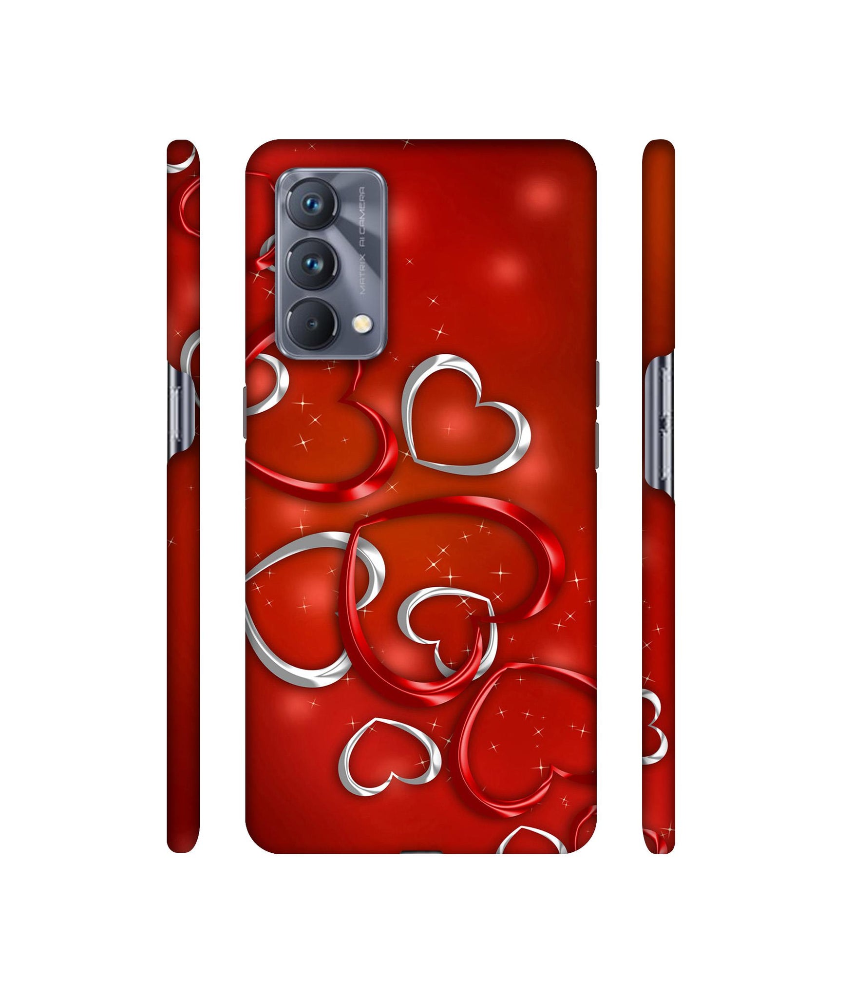 Hearts Designer Hard Back Cover for Realme GT Master Edition