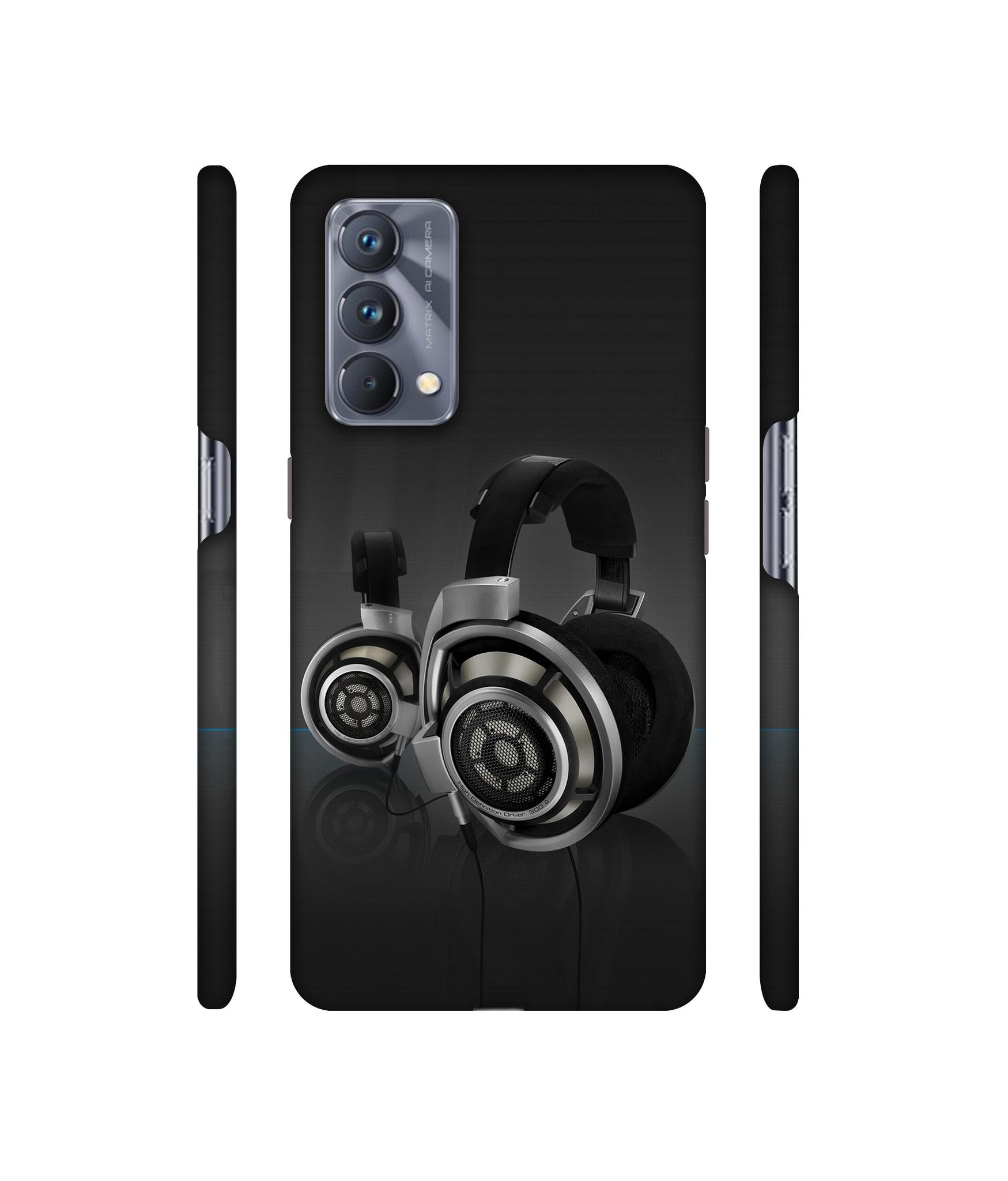 Head Phone Designer Hard Back Cover for Realme GT Master Edition