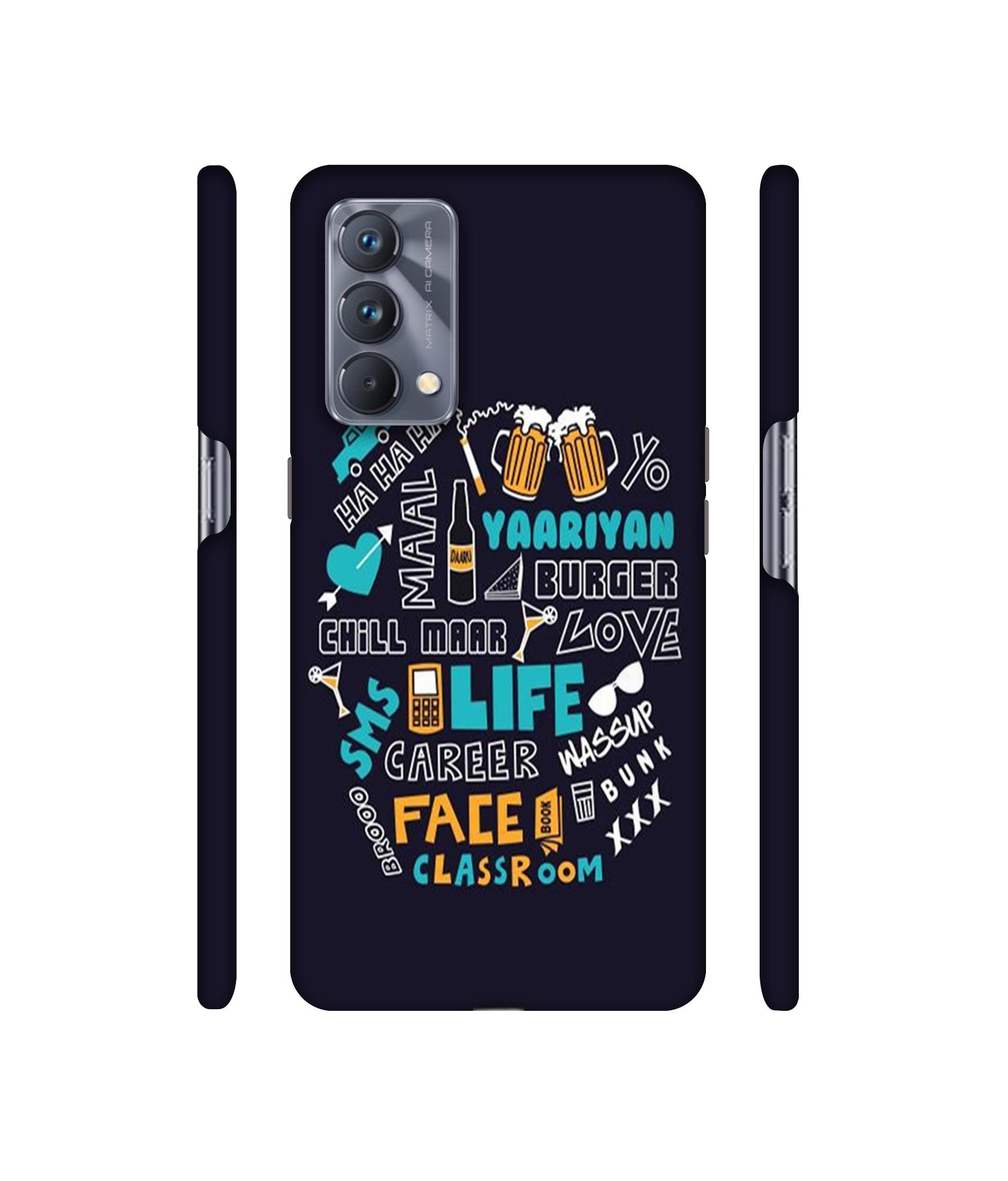 Funny Quote Designer Hard Back Cover for Realme GT Master Edition