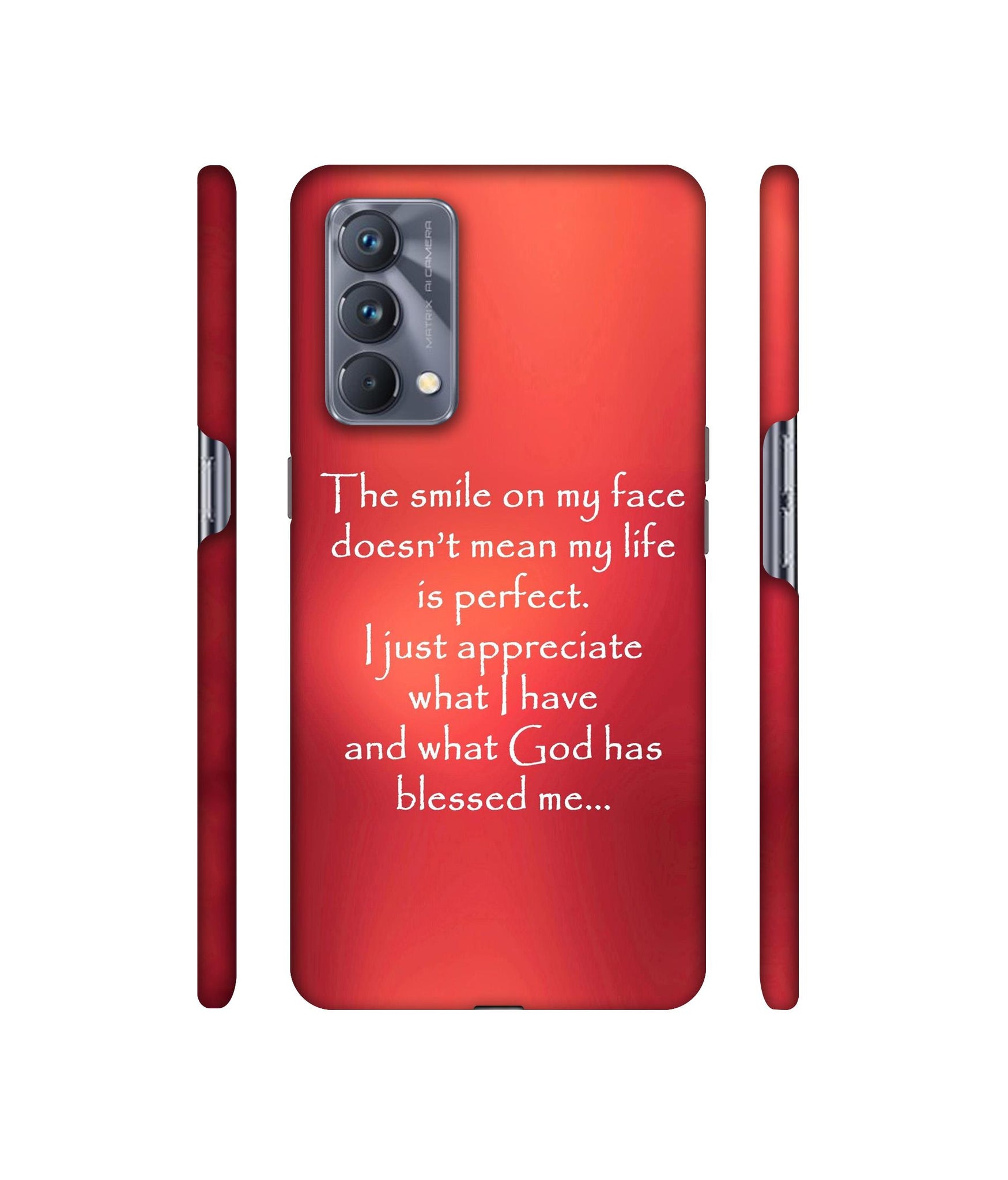 Quotes On Life Designer Hard Back Cover for Realme GT Master Edition