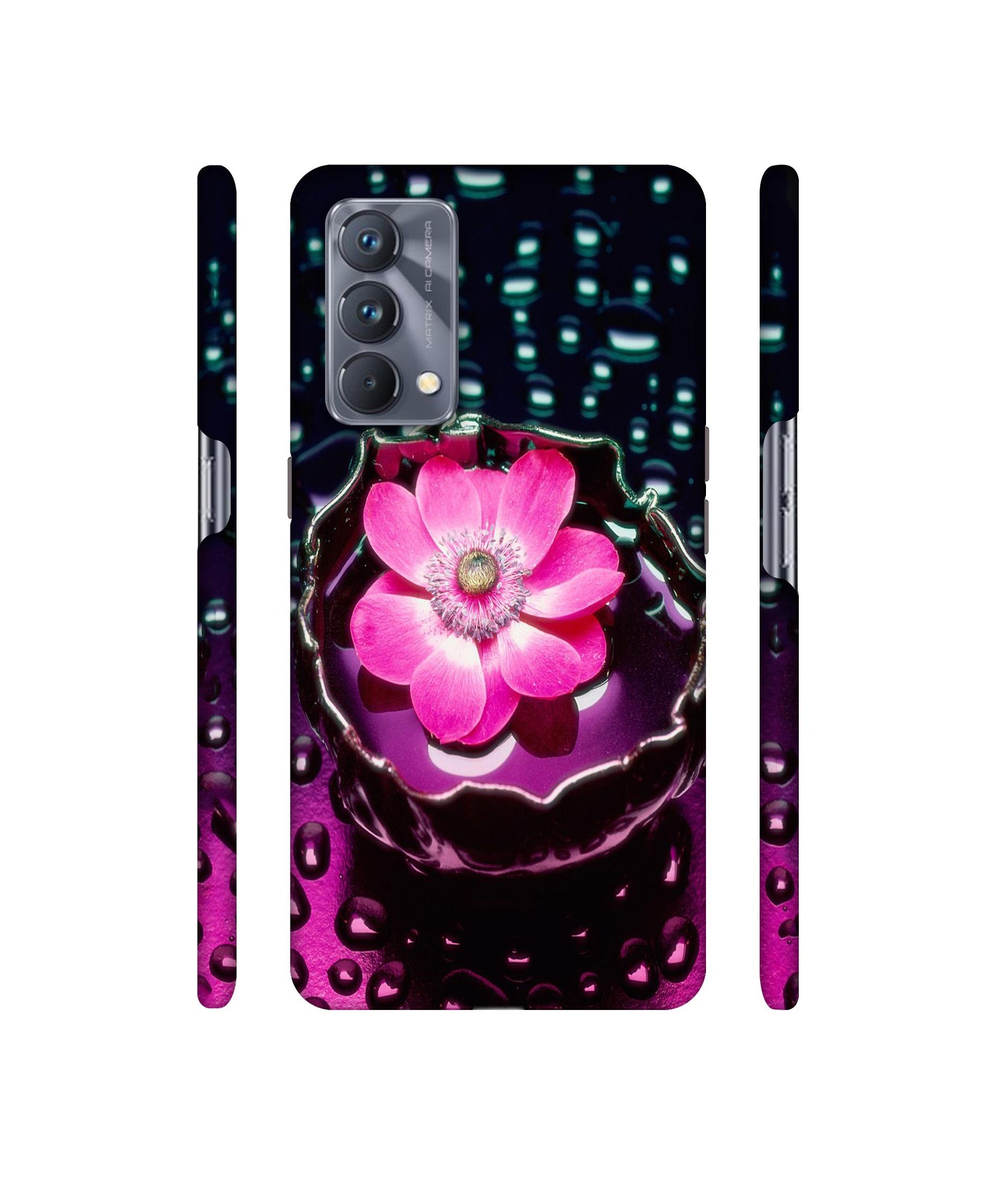 Flower in Water Designer Hard Back Cover for Realme GT Master Edition