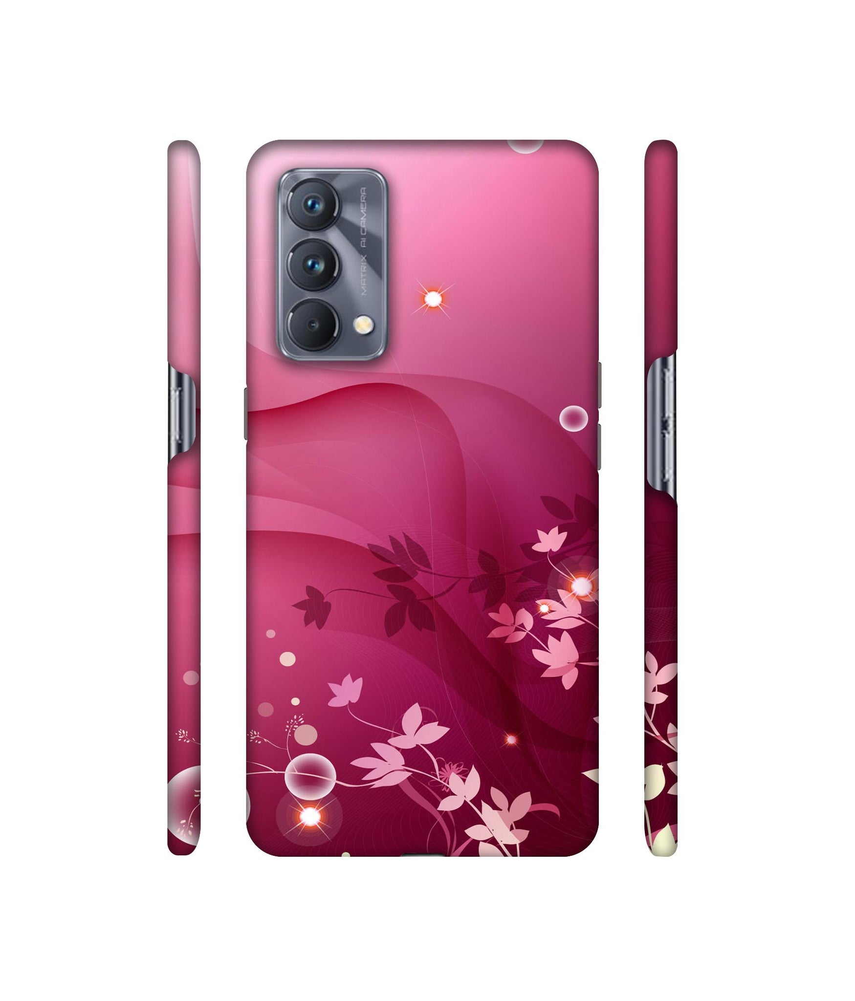 Pink Abstract Designer Hard Back Cover for Realme GT Master Edition