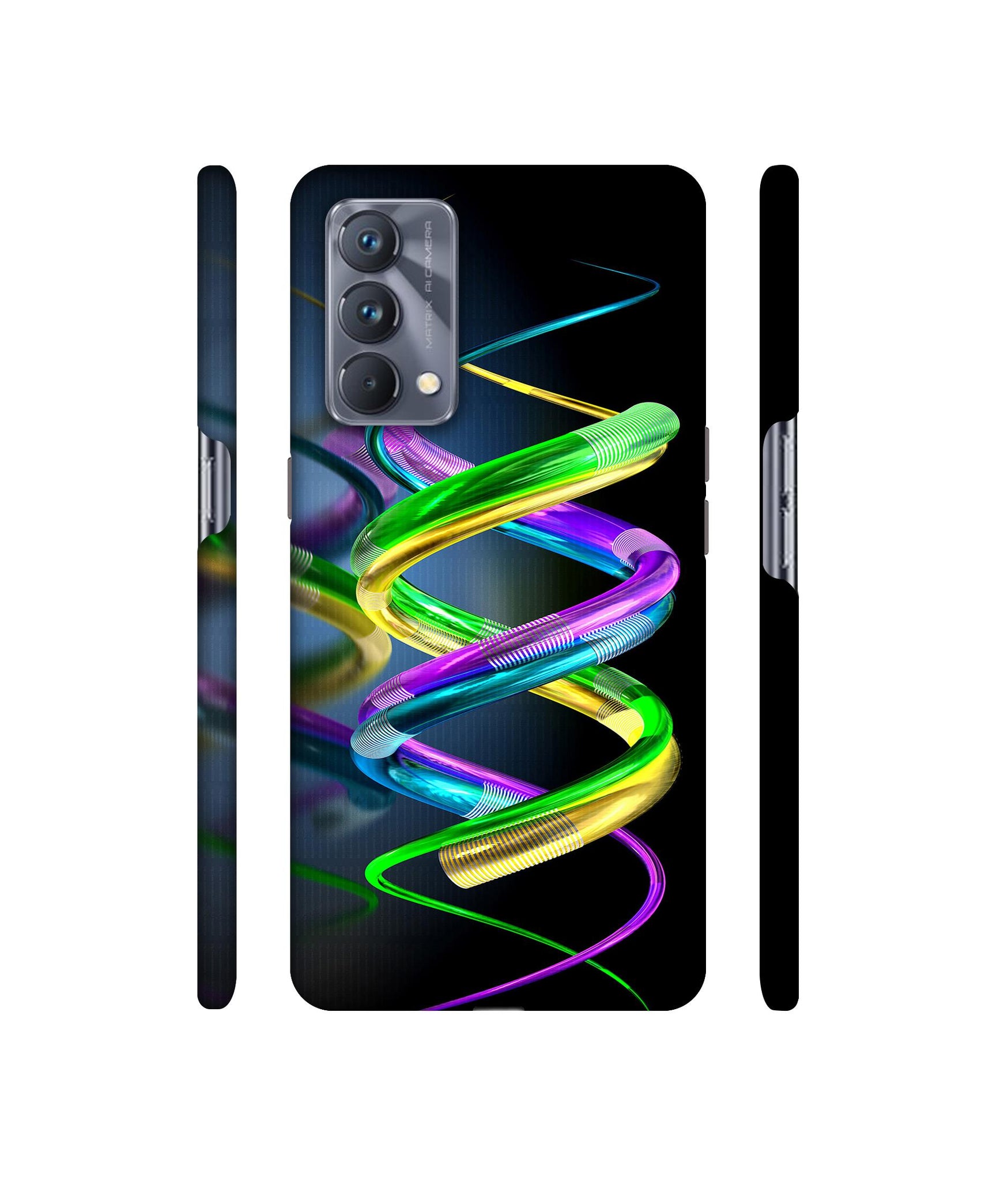 3D Spiral Designer Hard Back Cover for Realme GT Master Edition