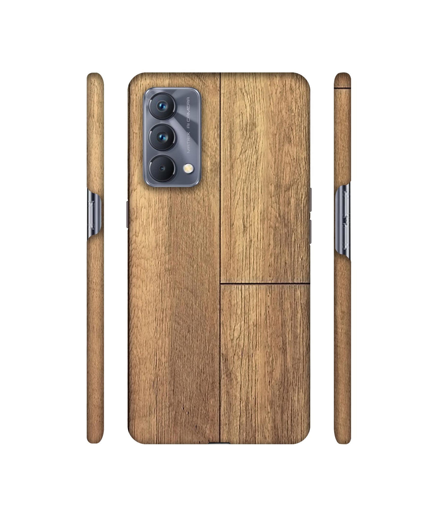 Wood Stretcher Designer Hard Back Cover for Realme GT Master Edition