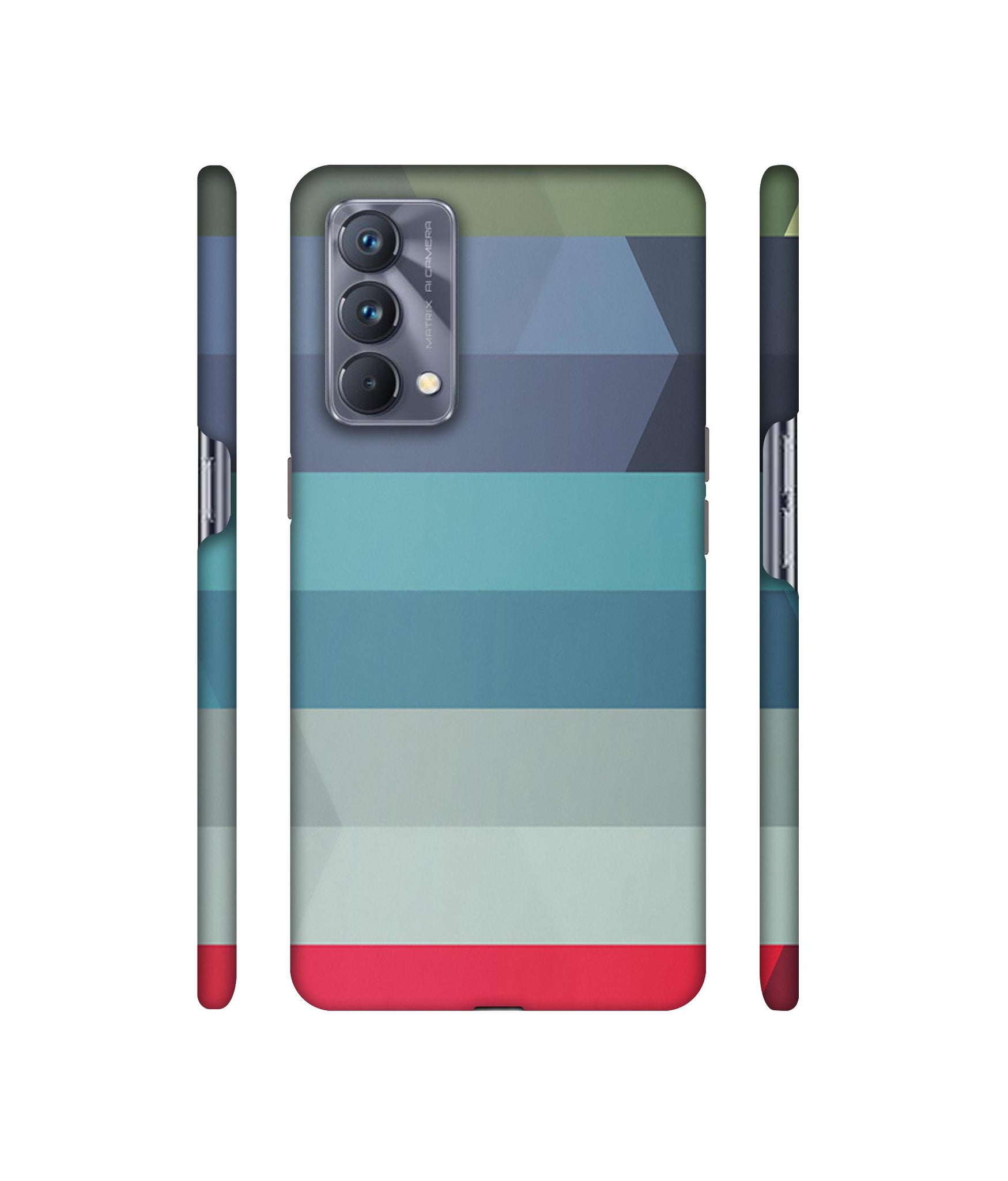 Colorful Lines Designer Hard Back Cover for Realme GT Master Edition