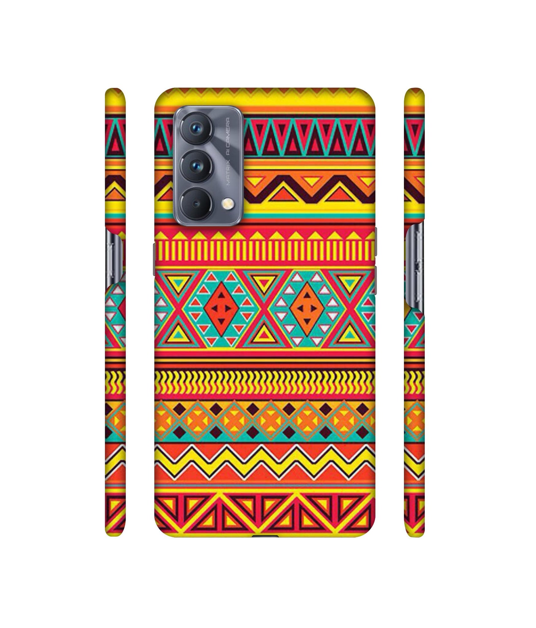 Artistic Rangoli Designer Hard Back Cover for Realme GT Master Edition