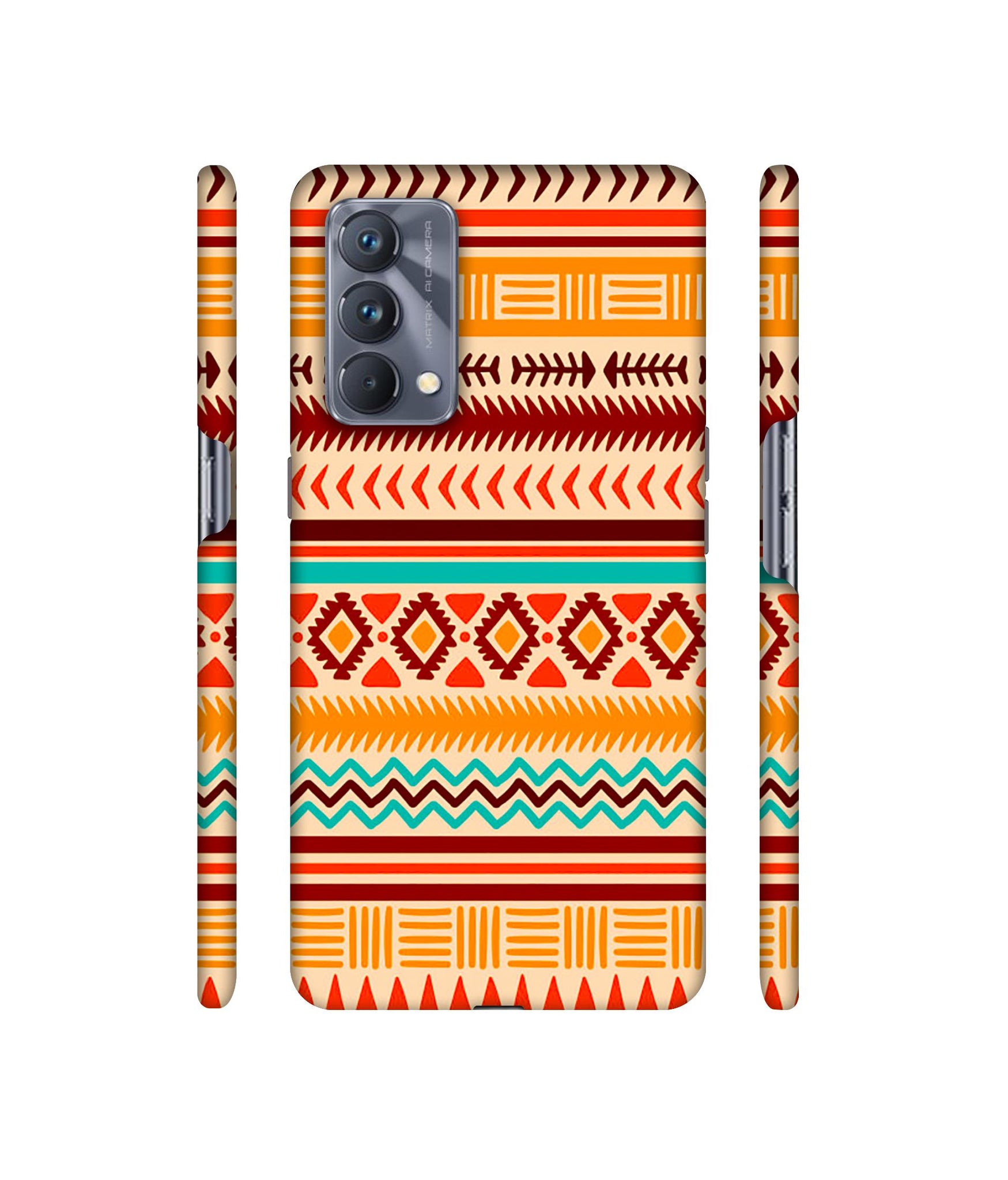 Marathi Rangoli Art Designer Hard Back Cover for Realme GT Master Edition