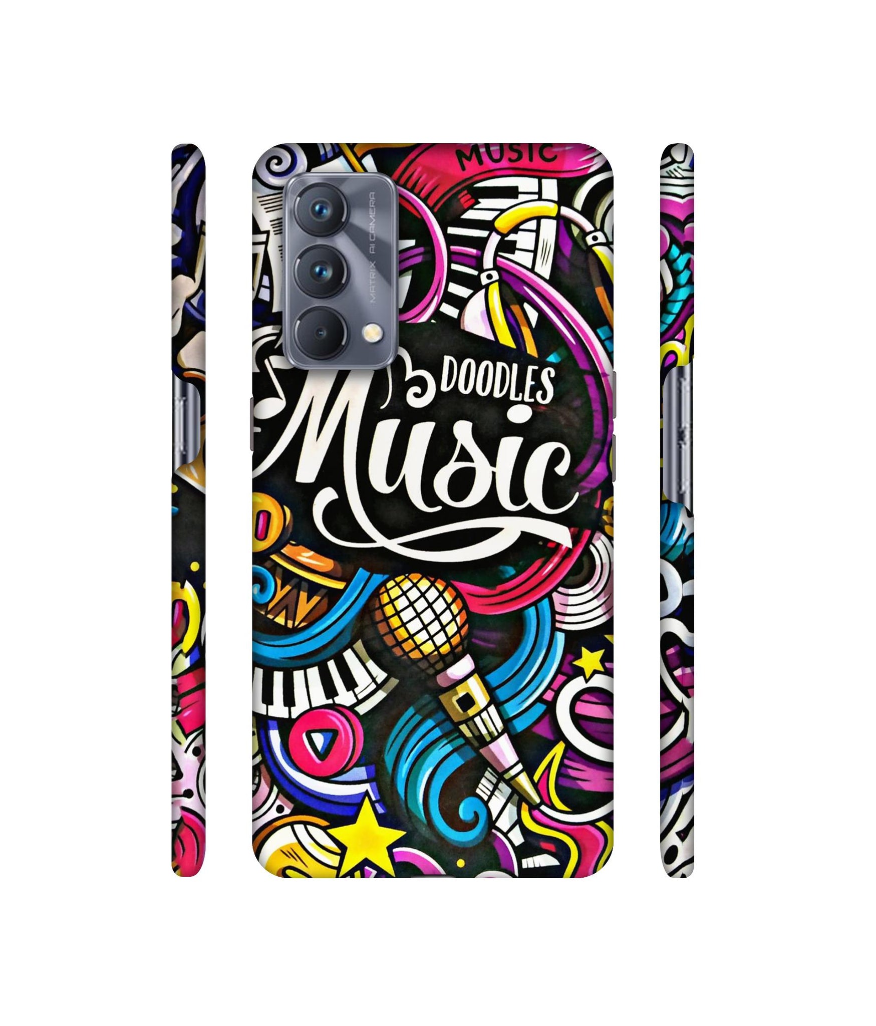 Doodles Music Designer Hard Back Cover for Realme GT Master Edition