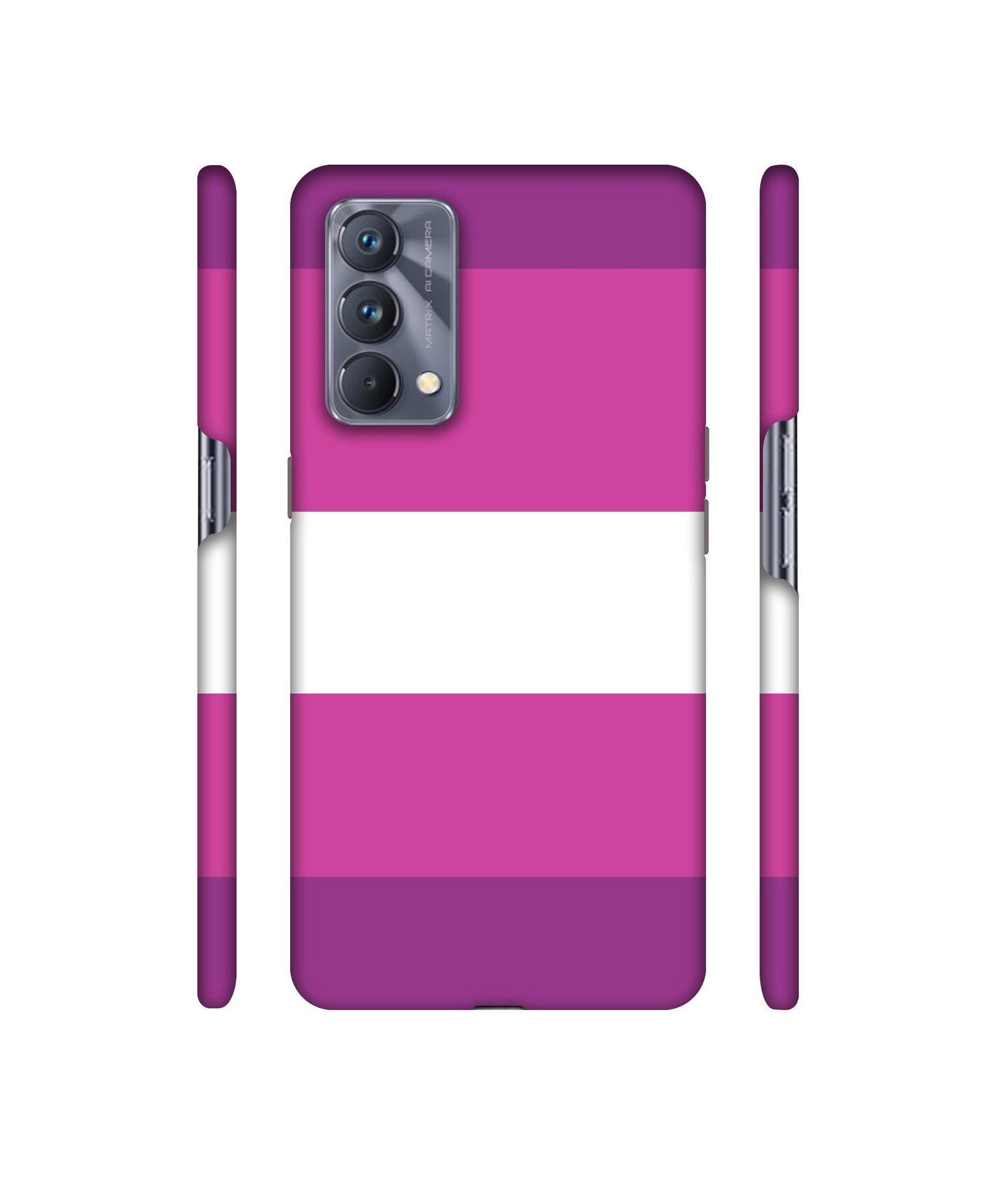 Purple Shade Straps Designer Hard Back Cover for Realme GT Master Edition