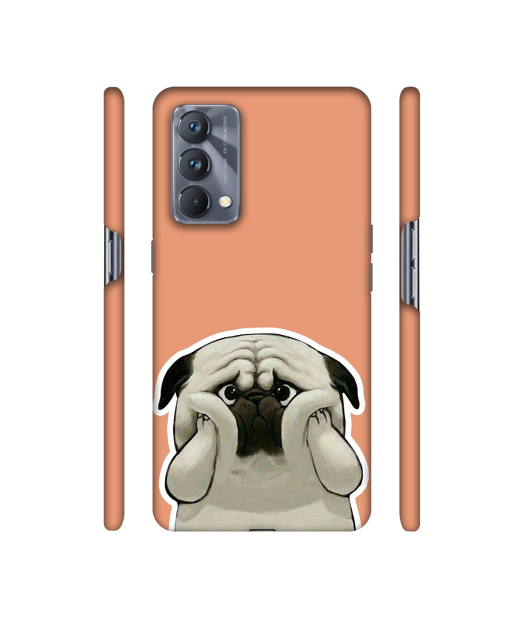 Pot Dog Pich Colour Designer Hard Back Cover for Realme GT Master Edition