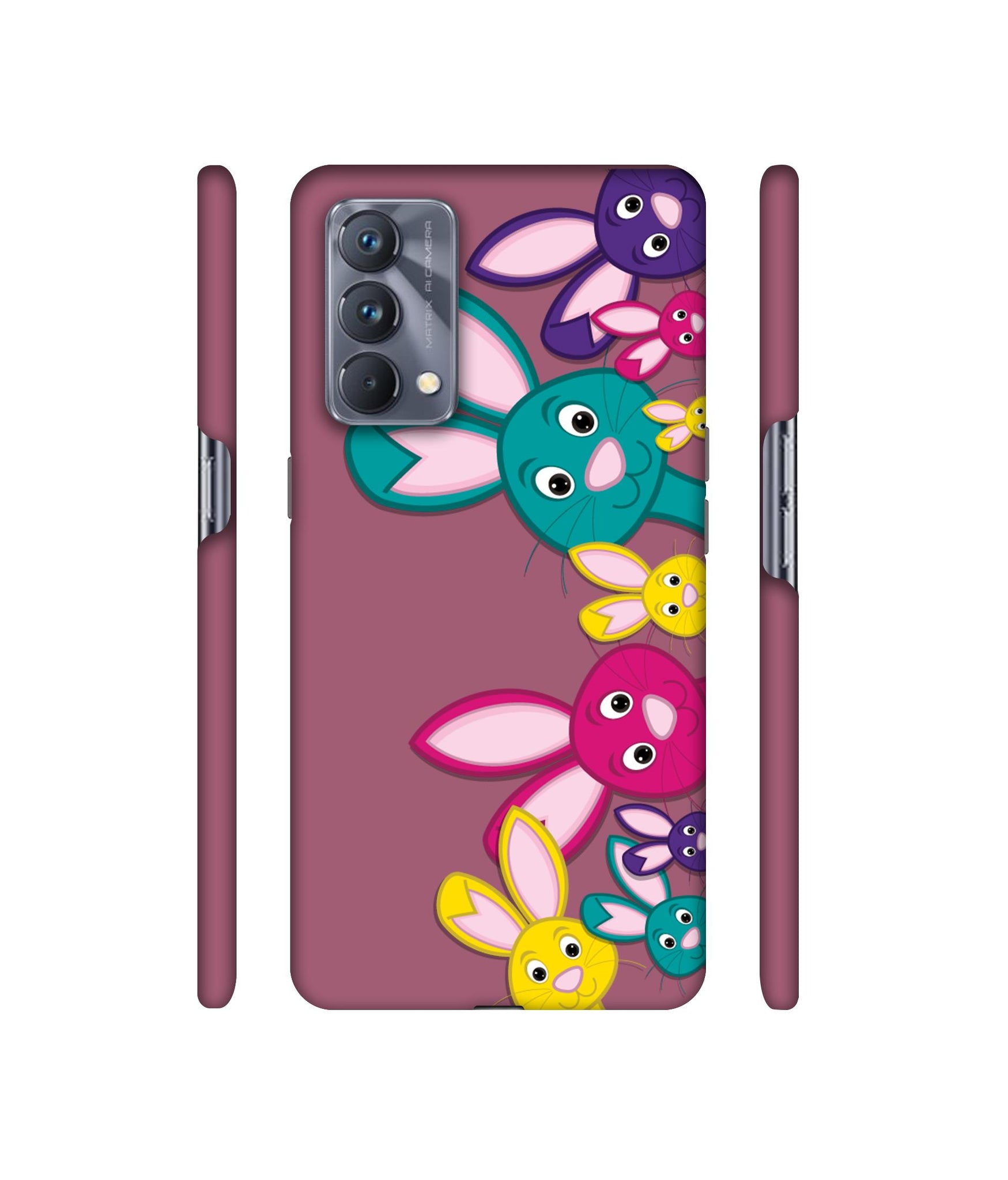 Rabbit Family1 Designer Hard Back Cover for Realme GT Master Edition