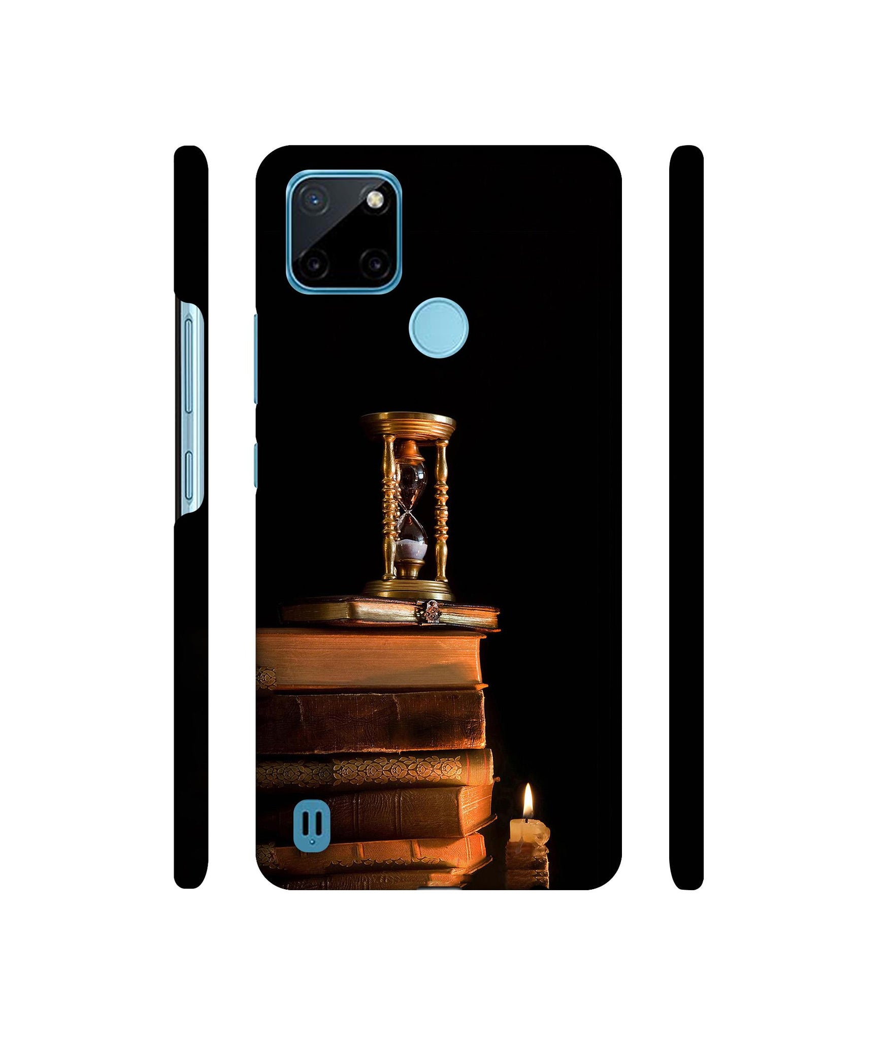 Magic Candles Books Designer Hard Back Cover for Realme C21Y