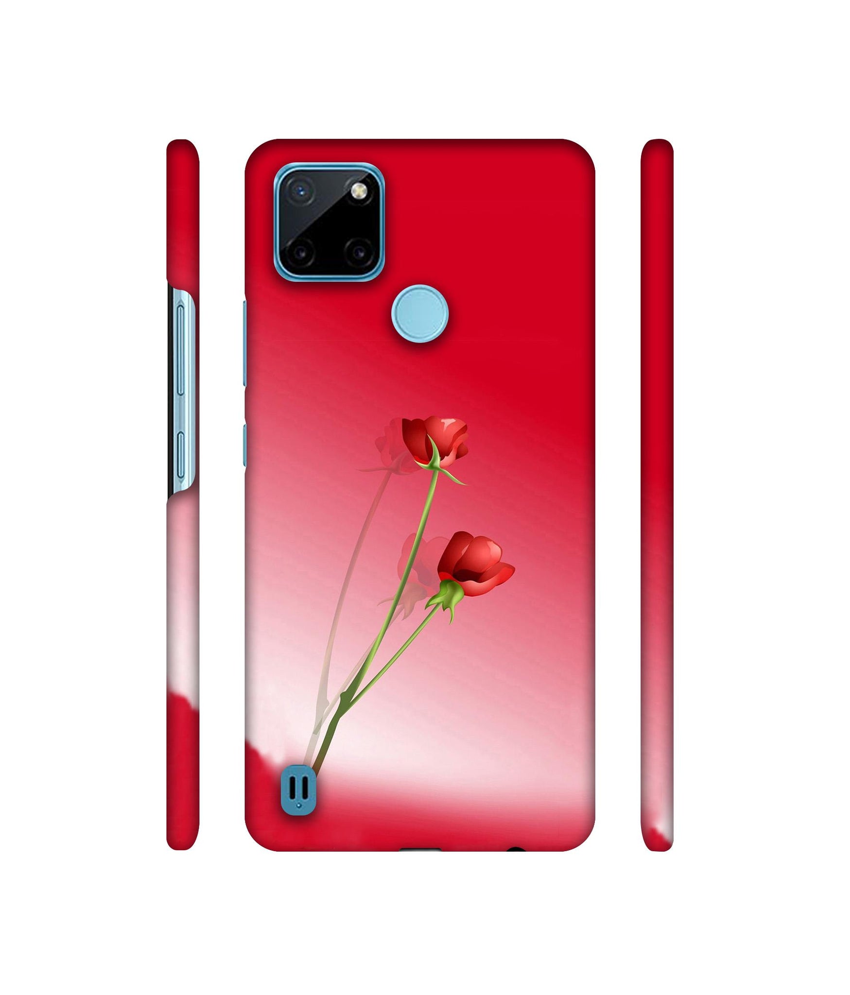 Red Roses Designer Hard Back Cover for Realme C21Y