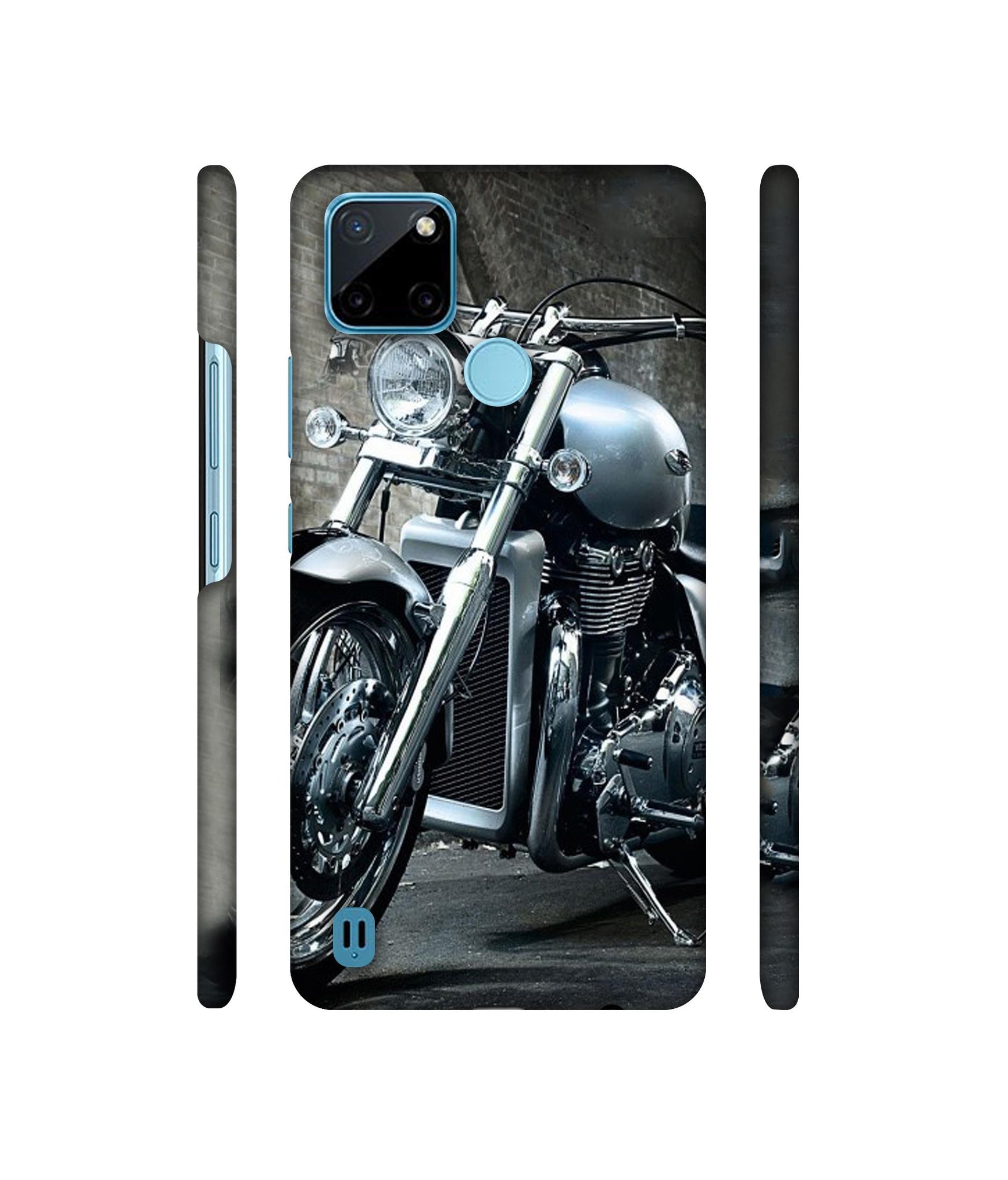 Motorcycle Designer Hard Back Cover for Realme C21Y