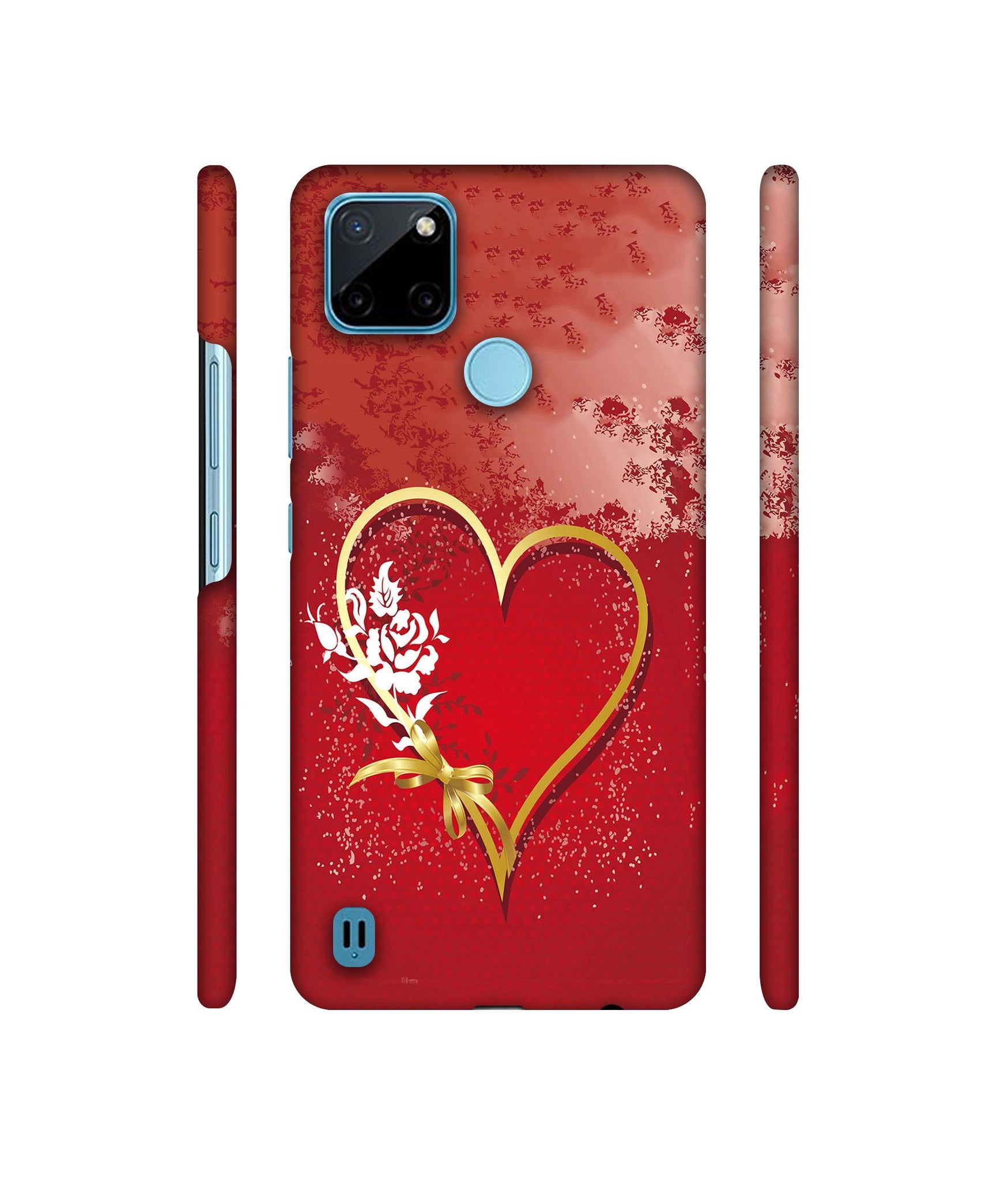 Love Rose Designer Hard Back Cover for Realme C21Y