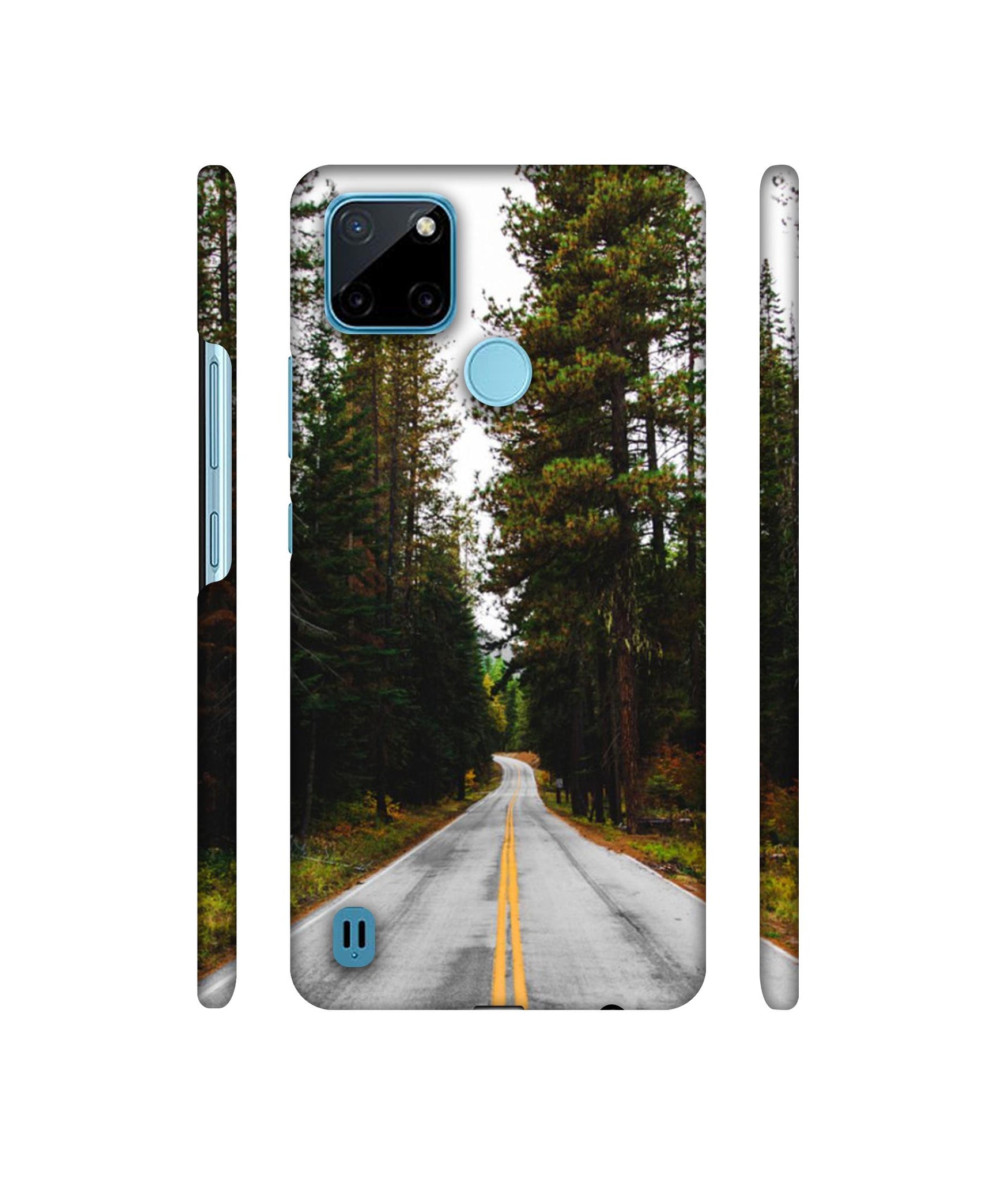Road Photo Designer Hard Back Cover for Realme C21Y