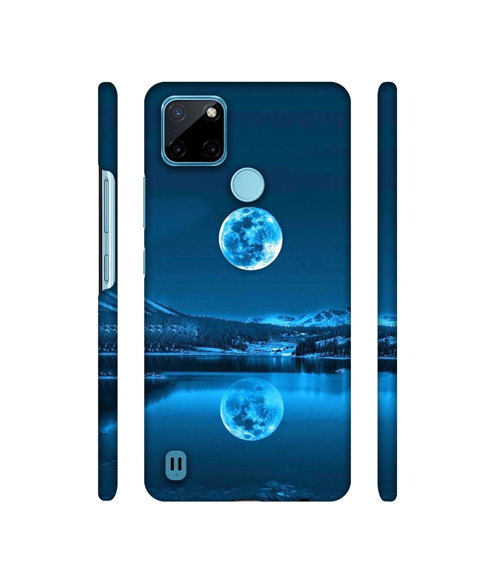 Awesome Moon Designer Hard Back Cover for Realme C21Y