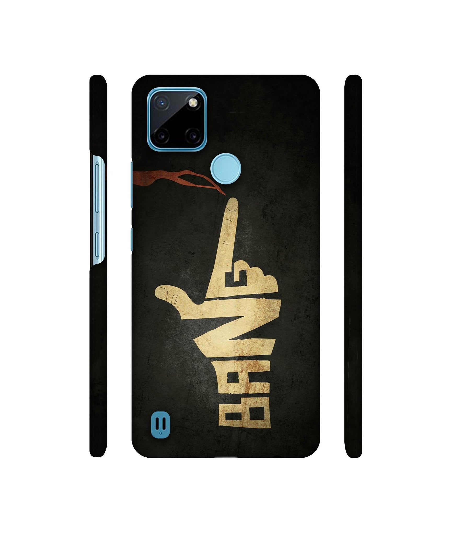 Pointing Designer Hard Back Cover for Realme C21Y
