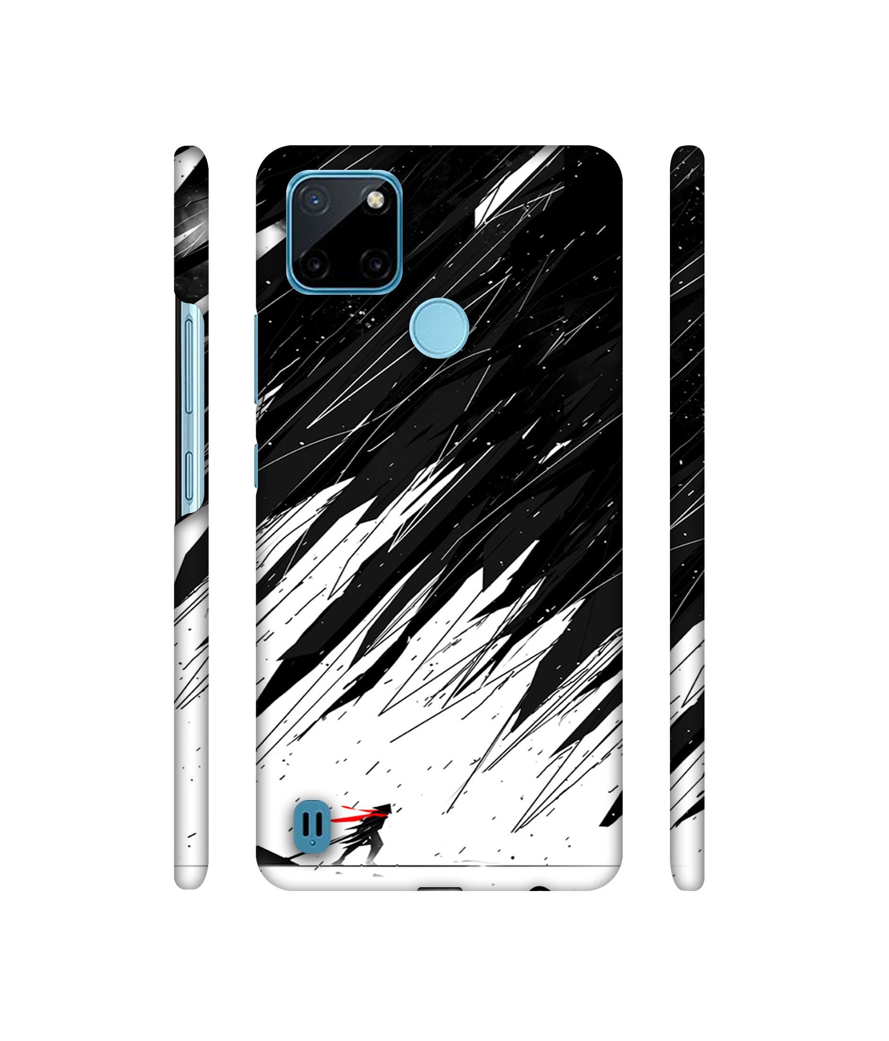 Geometric Strom Designer Hard Back Cover for Realme C21Y