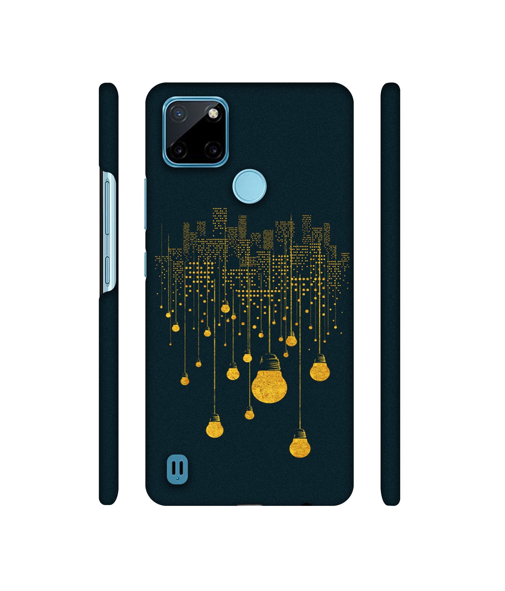 City Light Pattern Designer Hard Back Cover for Realme C21Y