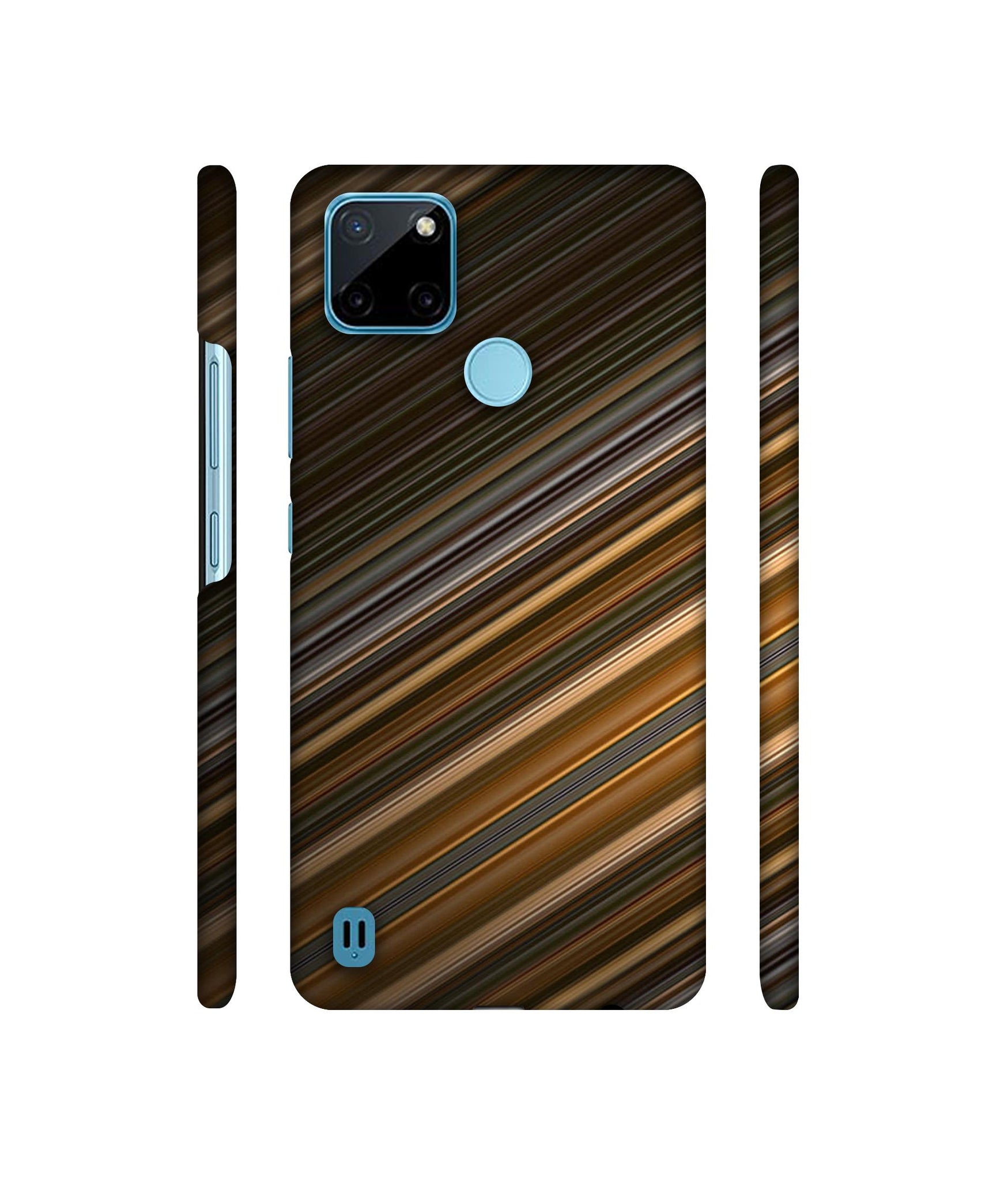 Stripes Designer Hard Back Cover for Realme C21Y