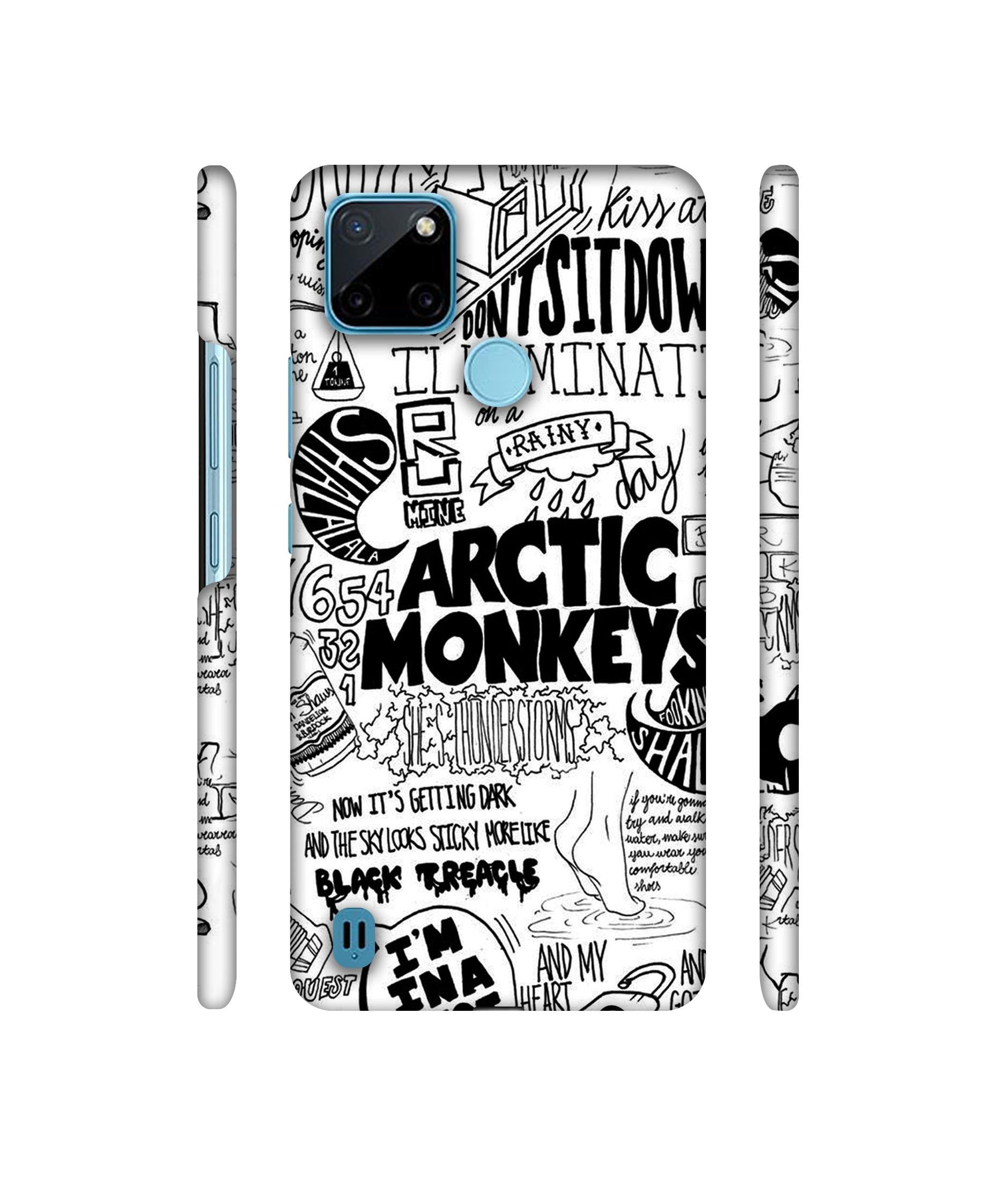 Arctic Monkeys Pattern Designer Hard Back Cover for Realme C21Y